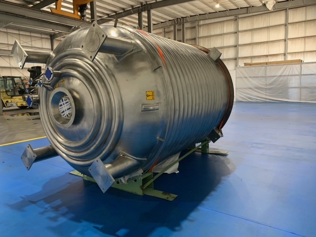 IPP# 230382, 15,142 L (4,000 gallons) New Stainless Steel 316L Batch-Type Agitated Reactor For Sale