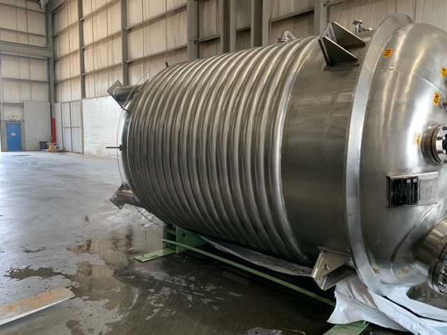 IPP# 230382, 15,142 L (4,000 gallons) New Stainless Steel 316L Batch-Type Agitated Reactor For Sale