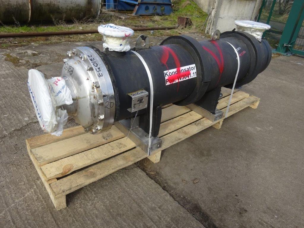 IPP# 231053, 27 m² (290.6 ft²)  Stainless Steel 316 Shell and Tube Heat Exchanger For Sale