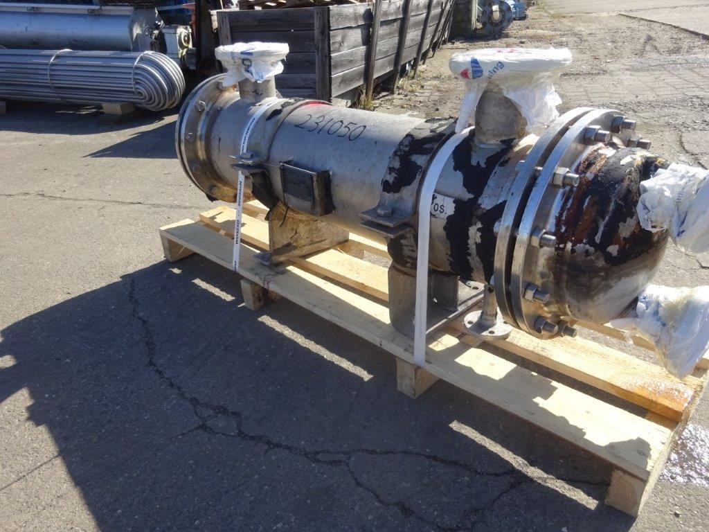 IPP# 231050, 5.4 m² (58.1 ft²)  Stainless Steel Austentic Shell and Tube Heat Exchanger For Sale