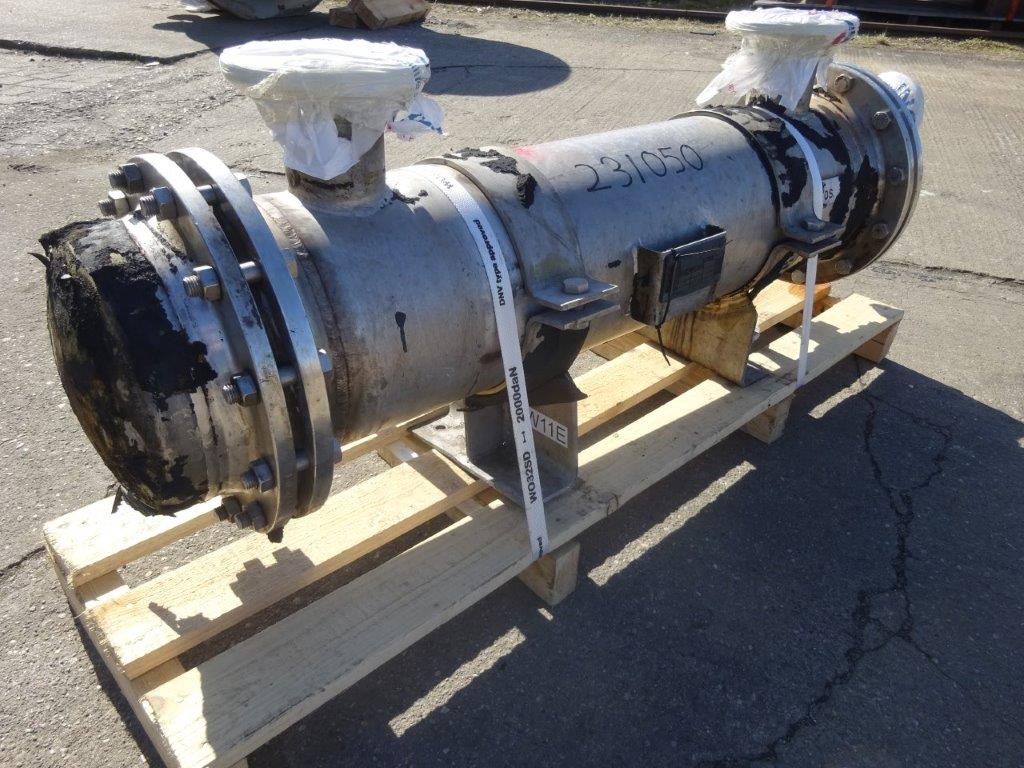 IPP# 231050, 5.4 m² (58.1 ft²)  Stainless Steel Austentic Shell and Tube Heat Exchanger For Sale