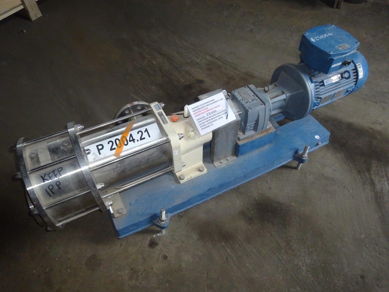 IPP# 231064, 24 m3/h (105.7 GPM)  Stainless Steel Austentic Centrifugal Pump For Sale