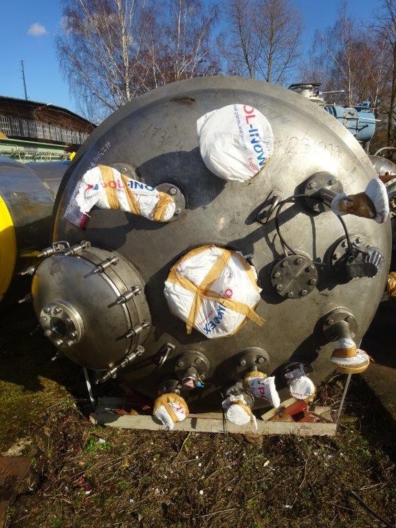  Batch-Type Agitated Reactor 4,900 L (1,300 gallons) Stainless Steel Austenitic For Sale - IPP# 231077