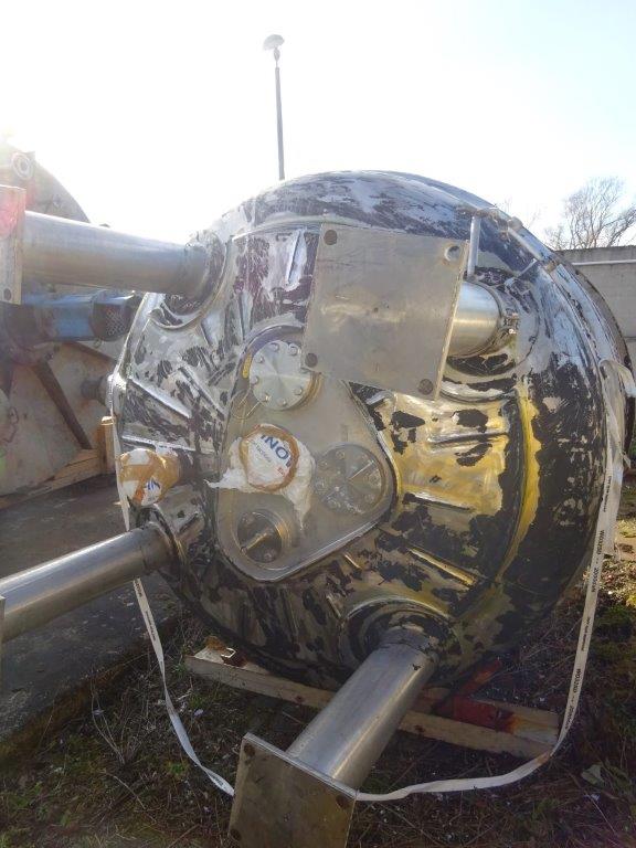  Batch-Type Agitated Reactor 4,900 L (1,300 gallons) Stainless Steel Austenitic For Sale - IPP# 231077