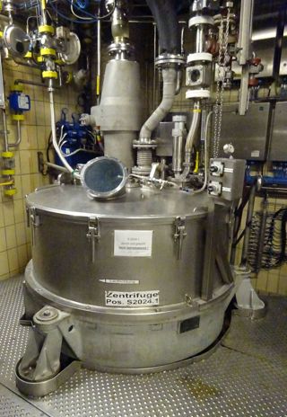  Stainless Steel 316 Manual Discharge-Top Centrifuge-Basket