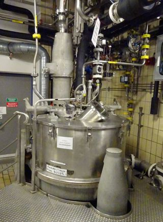  Stainless Steel 316 Manual Discharge-Top Centrifuge-Basket