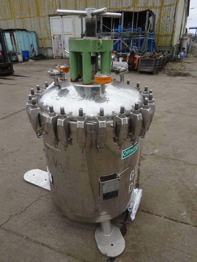 IPP# 231027, 9.5 m² (102.3 ft²)  Stainless Steel Austentic Pressure Leaf Filter For Sale