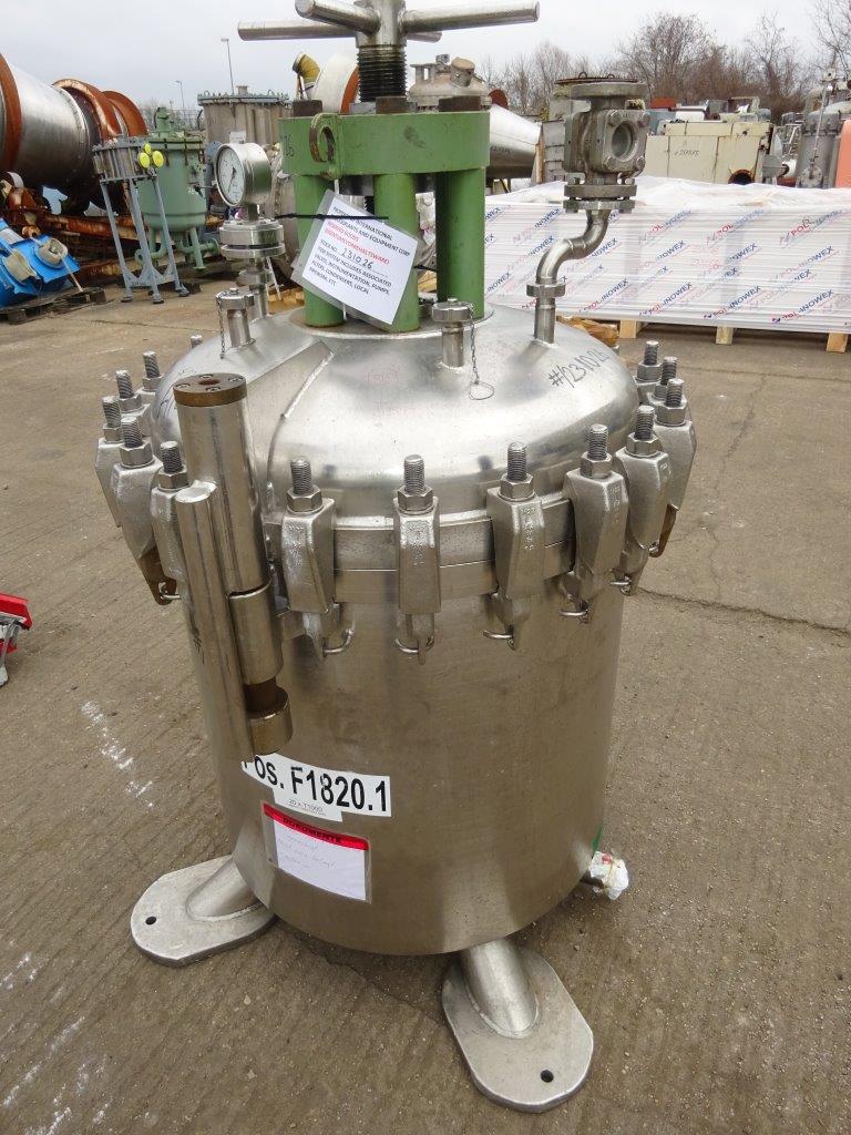 IPP# 231026, 9.5 m² (102.3 ft²)  Stainless Steel Austentic Pressure Leaf Filter For Sale