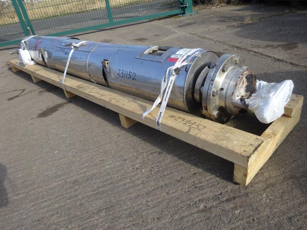 IPP# 231152, 5.1 m² (54.9 ft²)  Stainless Steel Austentic Shell and Tube Heat Exchanger For Sale