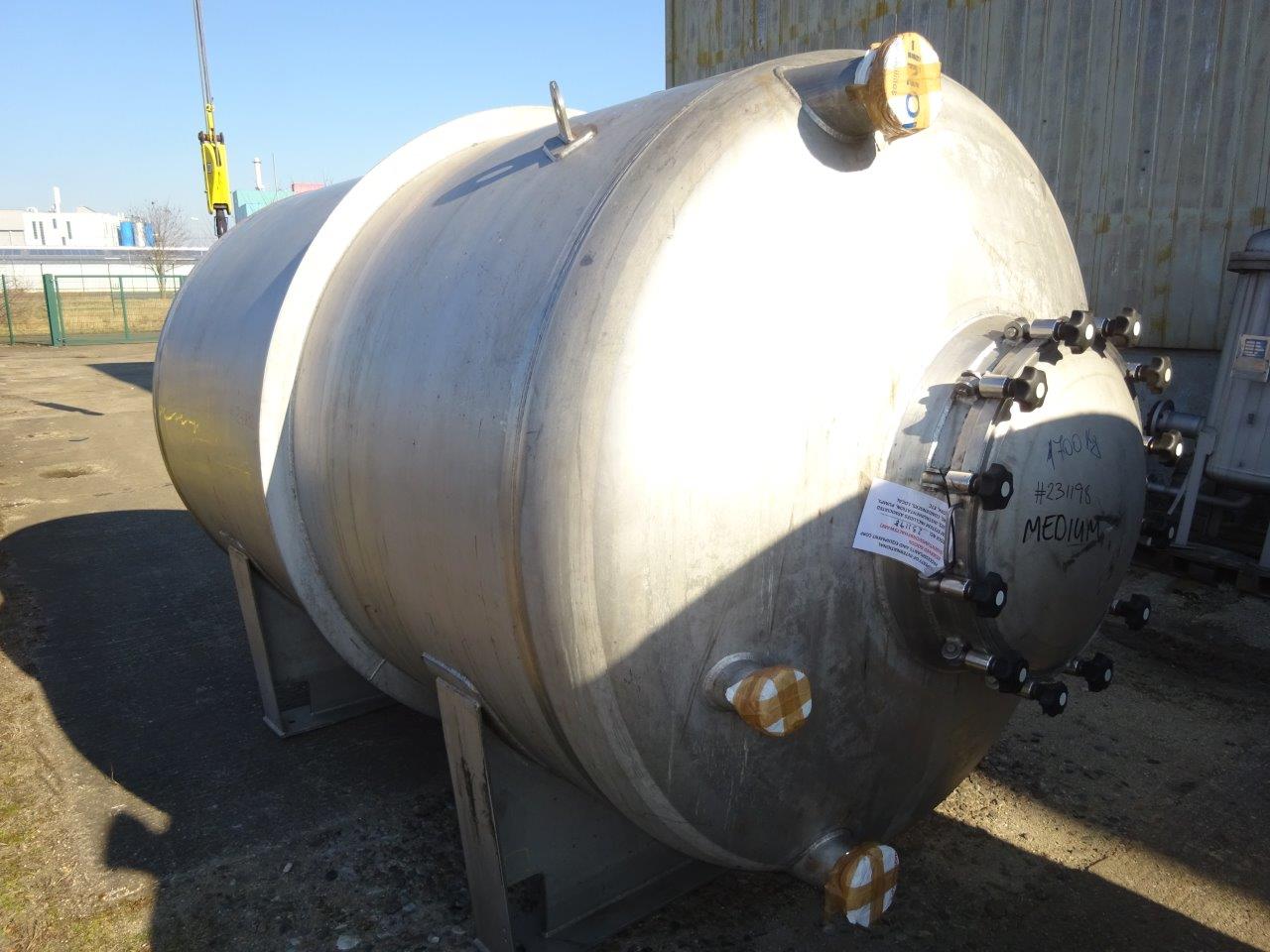 IPP# 231198, 6,300 L (1,664 gallons)  Stainless Steel 316  Tank For Sale