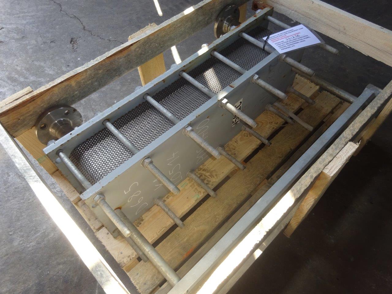 IPP# 231235, 12.8 m² (137.8 ft²)  Stainless Steel Austentic Plate and Frame Heat Exchanger For Sale