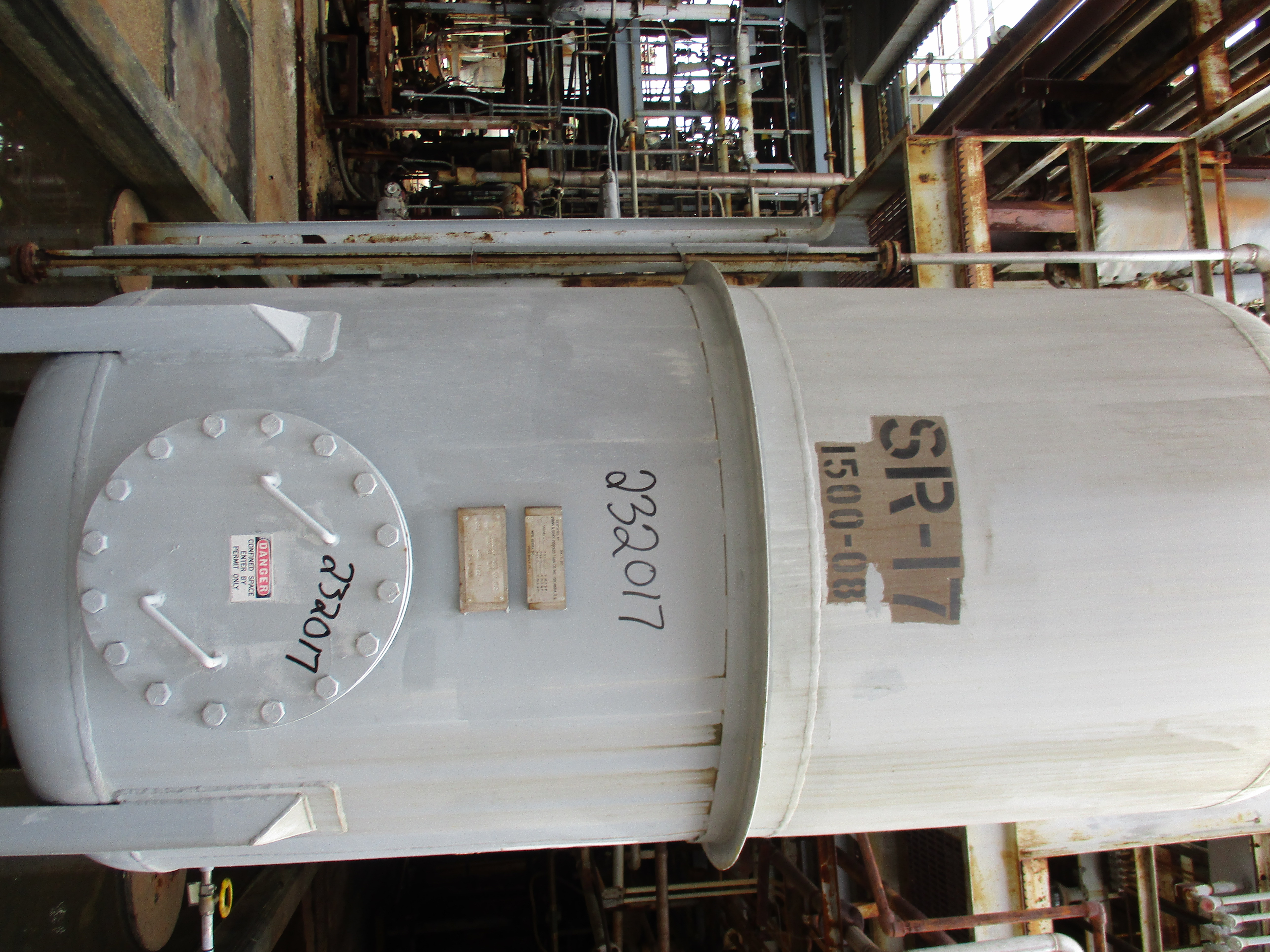 IPP# 232017, 5,678 L (1,500 gallons)  Stainless Steel 304  Tank For Sale