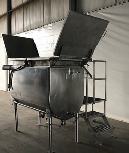 IPP# 232600, 1.13 m3 (40 ft3)  Stainless Steel 321  Mixer-Ribbon & Paddle For Sale