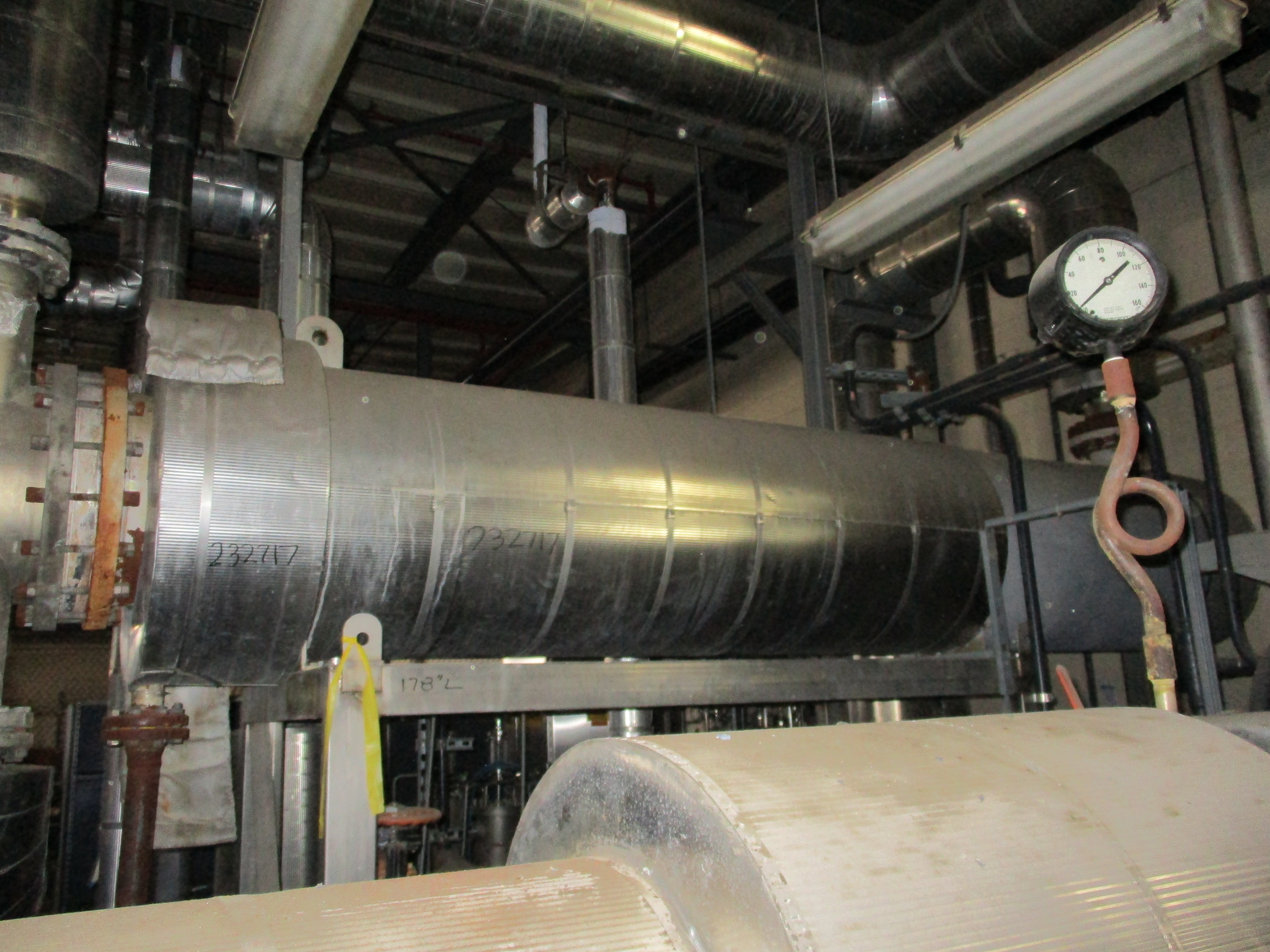 IPP# 232717, 23.6 m² (254 ft²)  Stainless Steel 316 Shell and Tube Heat Exchanger For Sale