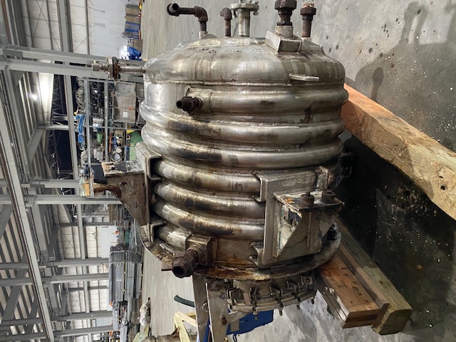 IPP# 233068, 908.5 L (240 gallons)  Stainless Steel 316 Batch-Type Agitated Reactor For Sale