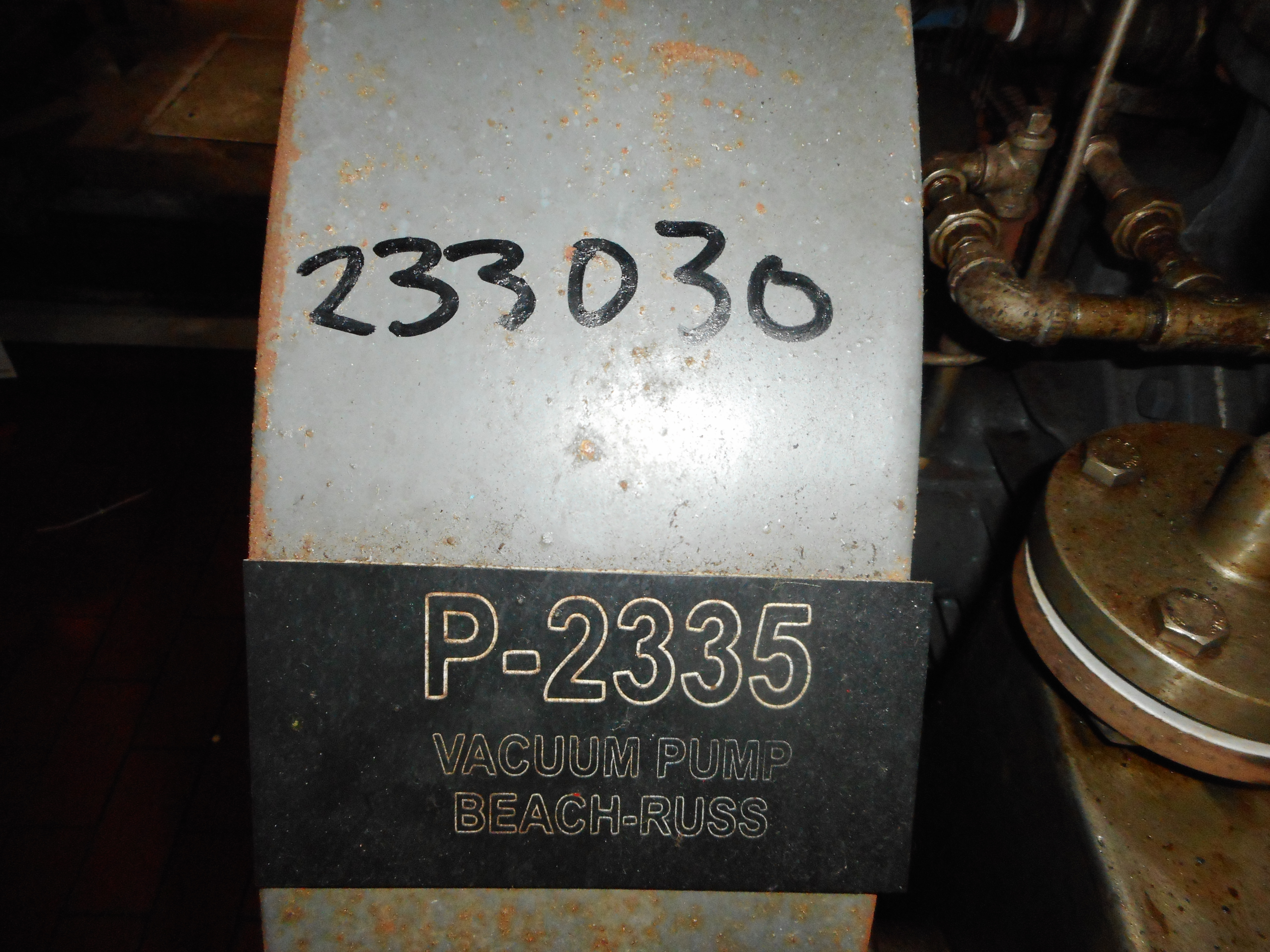 IPP# 233030, 229.4 m3/h (135 CFM)  Carbon Steel  Pump-Vacuum For Sale