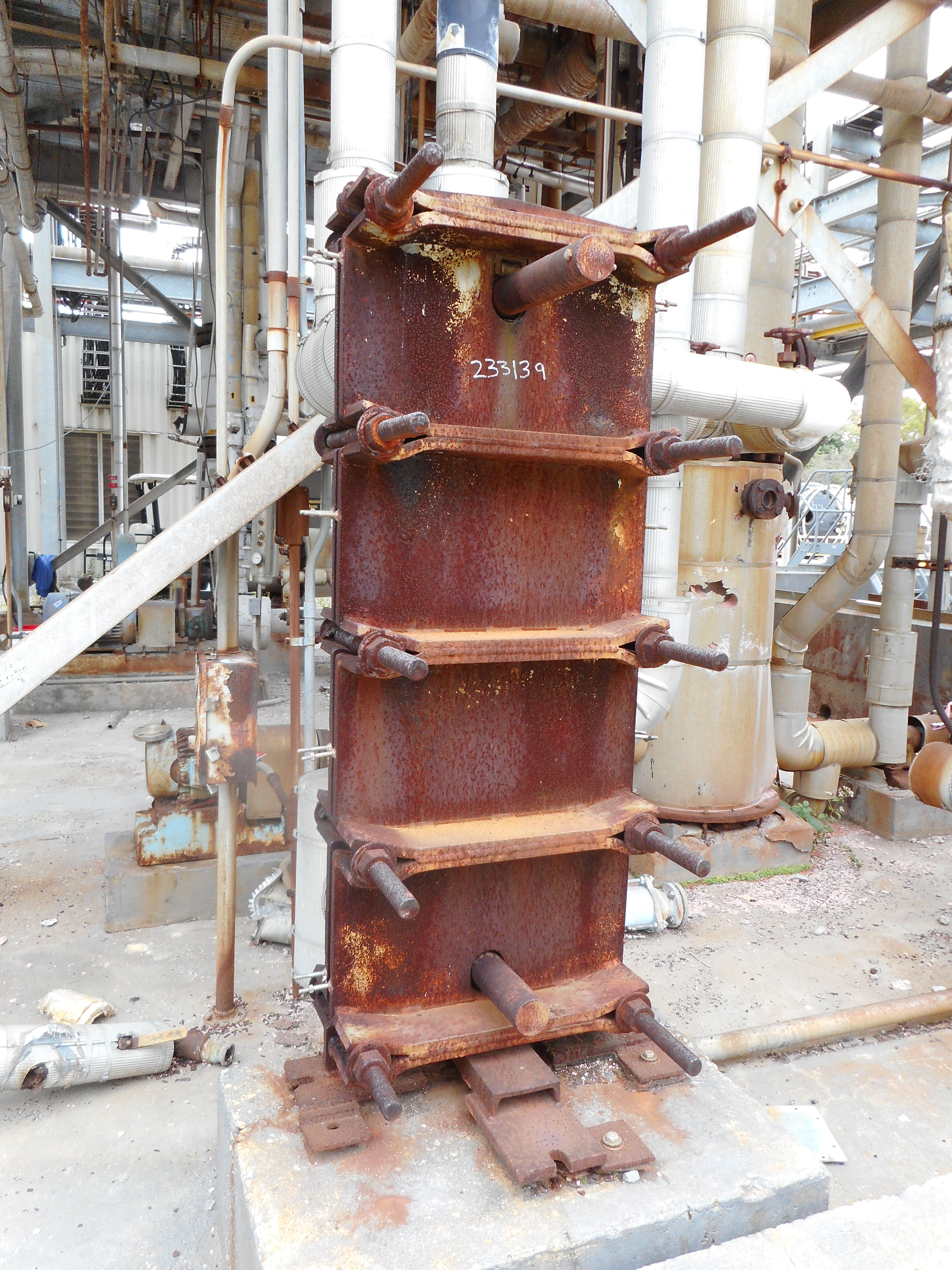 IPP# 233139, 1.5 m² (16.1 ft²)  Hastelloy - C276 Plate and Frame Heat Exchanger For Sale