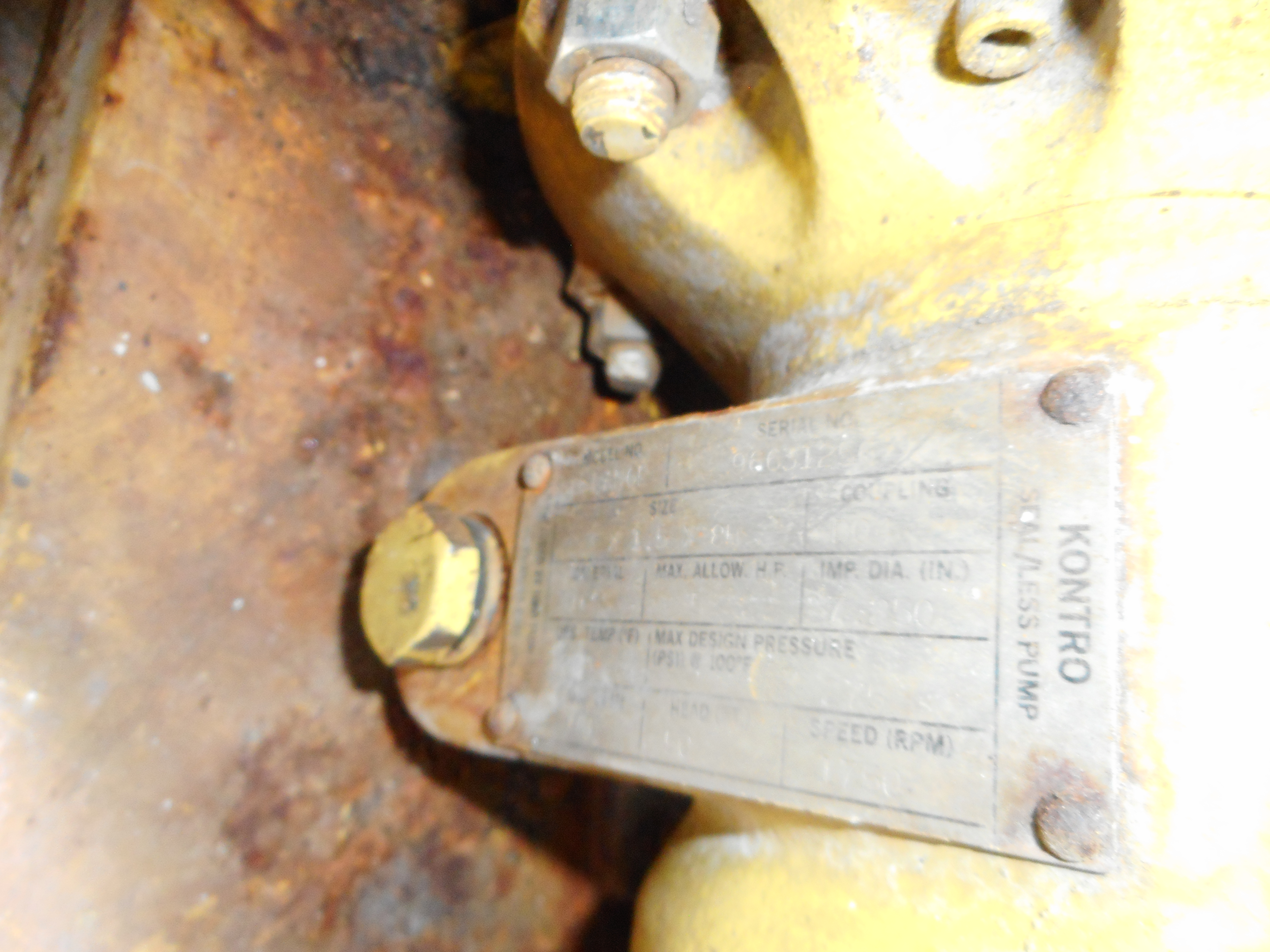  Centrifugal Pump 22.7 m3/h (100 GPM) Stainless Steel 316 For Sale - IPP# 233331