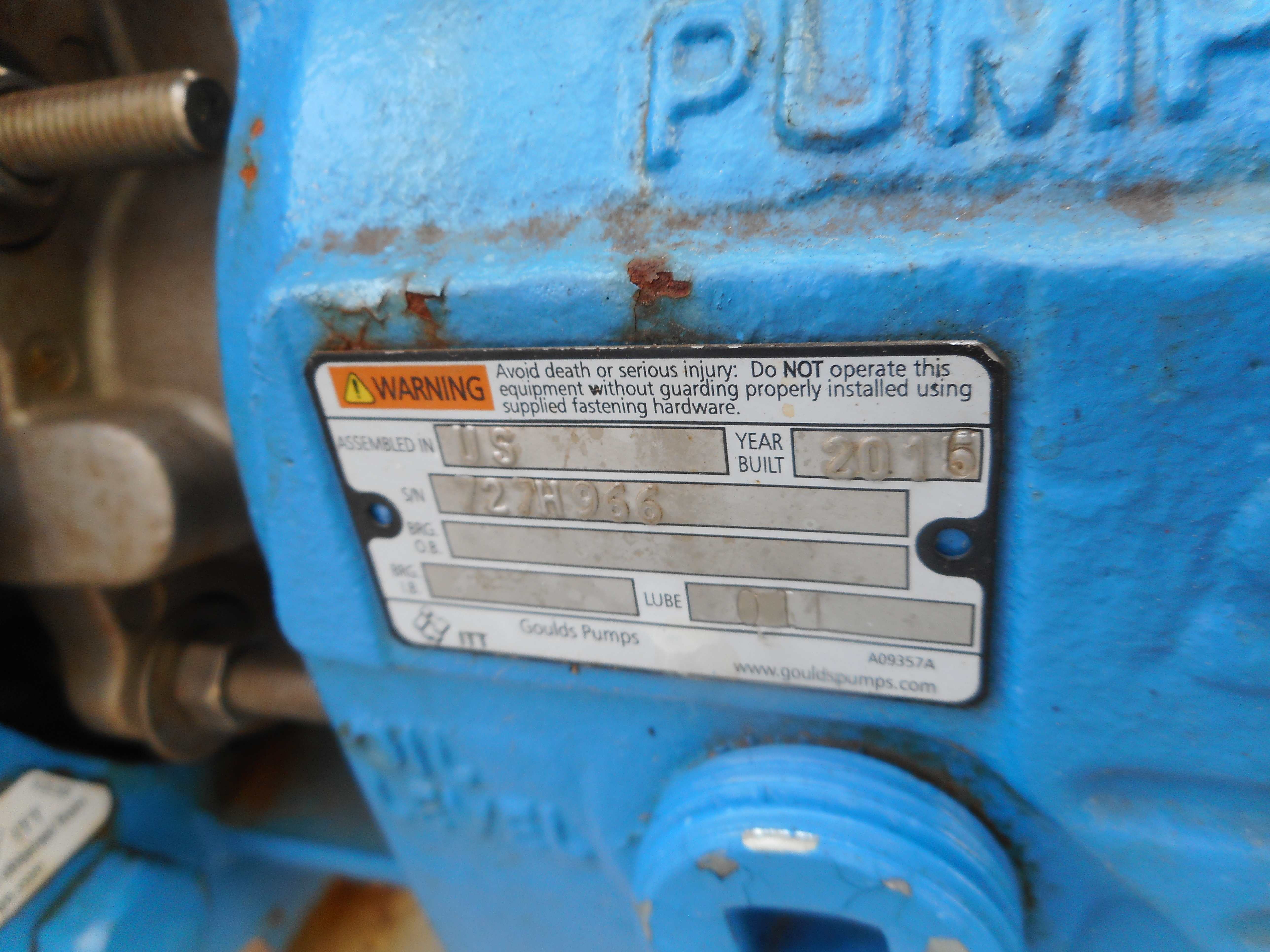 IPP# 233441,   Stainless Steel 316 Centrifugal Pump For Sale