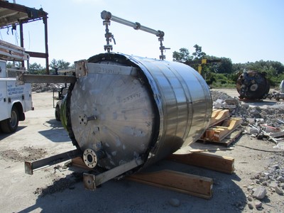 IPP# 233491, 3,785 L (1,000 gallons)  Stainless Steel 304  Tank For Sale