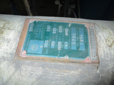 IPP# 233776, 4.6 m² (50 ft²)  Stainless Steel 316 Shell and Tube Heat Exchanger For Sale