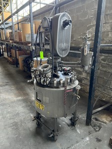 IPP# 233731, 75.7 L (20 gallons)  Glasslined Batch-Type Agitated Reactor For Sale