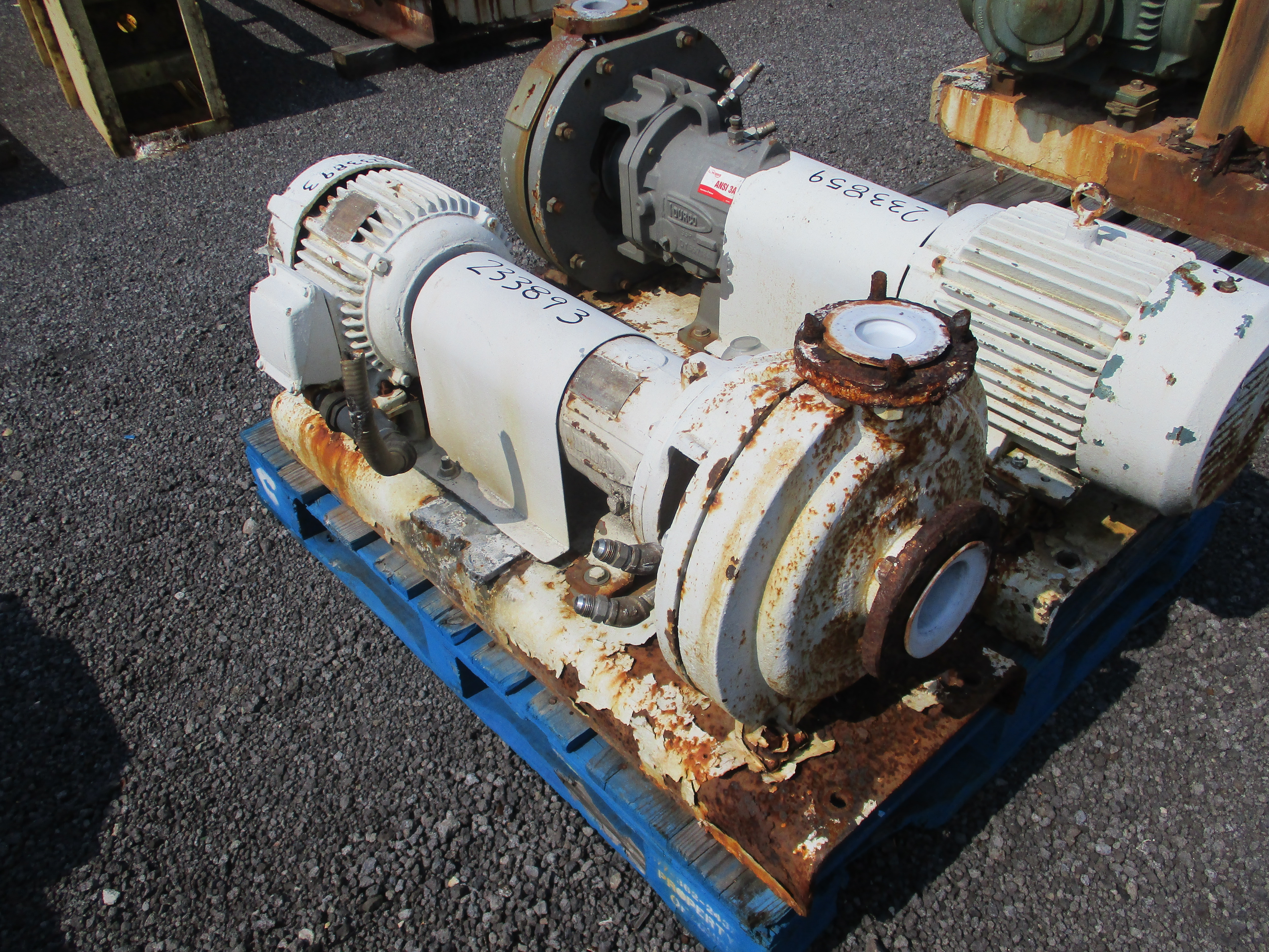 IPP# 233893, 36.3 m3/h (160 GPM)  Teflon Centrifugal Pump For Sale