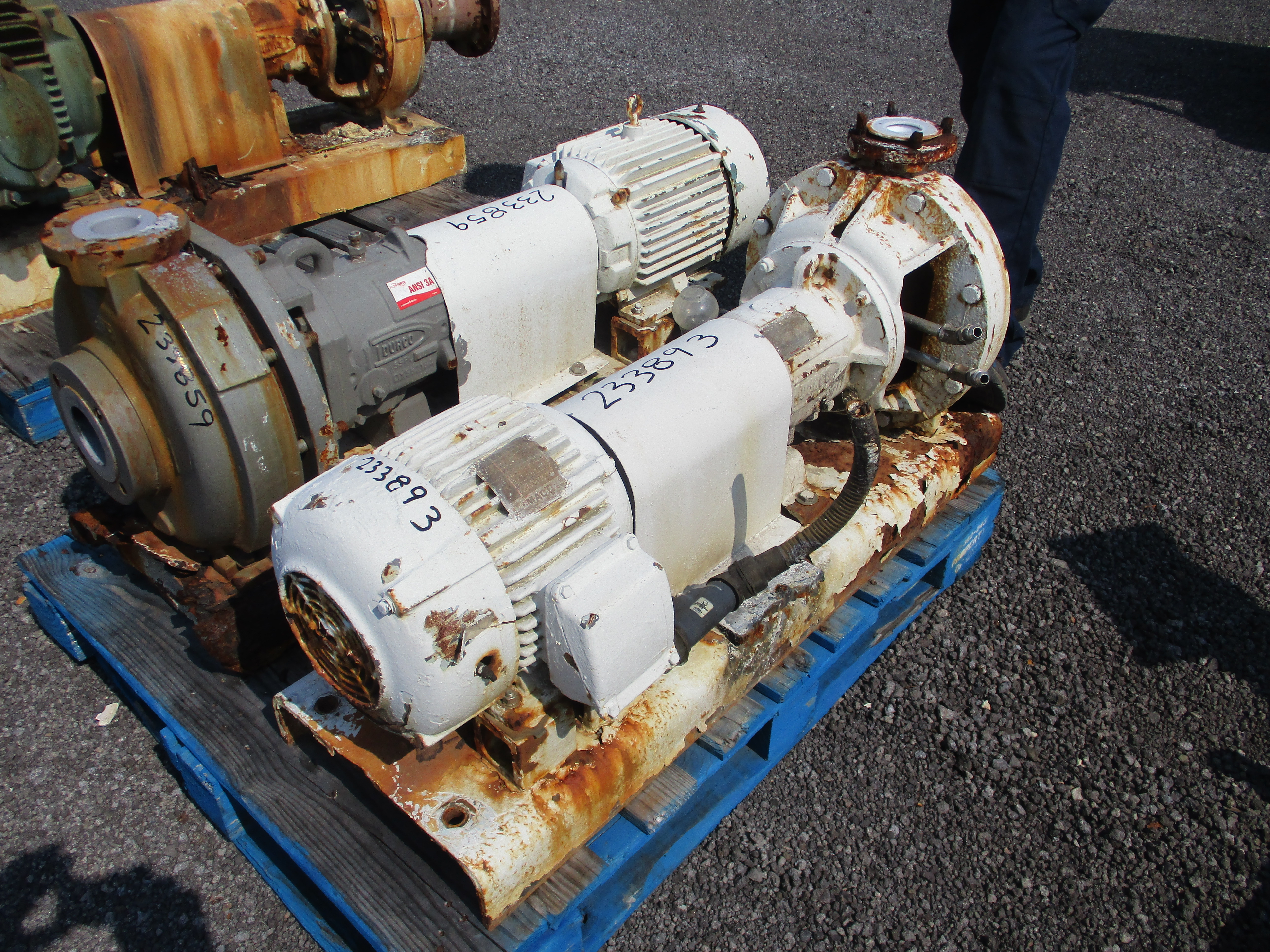 IPP# 233893, 36.3 m3/h (160 GPM)  Teflon Centrifugal Pump For Sale