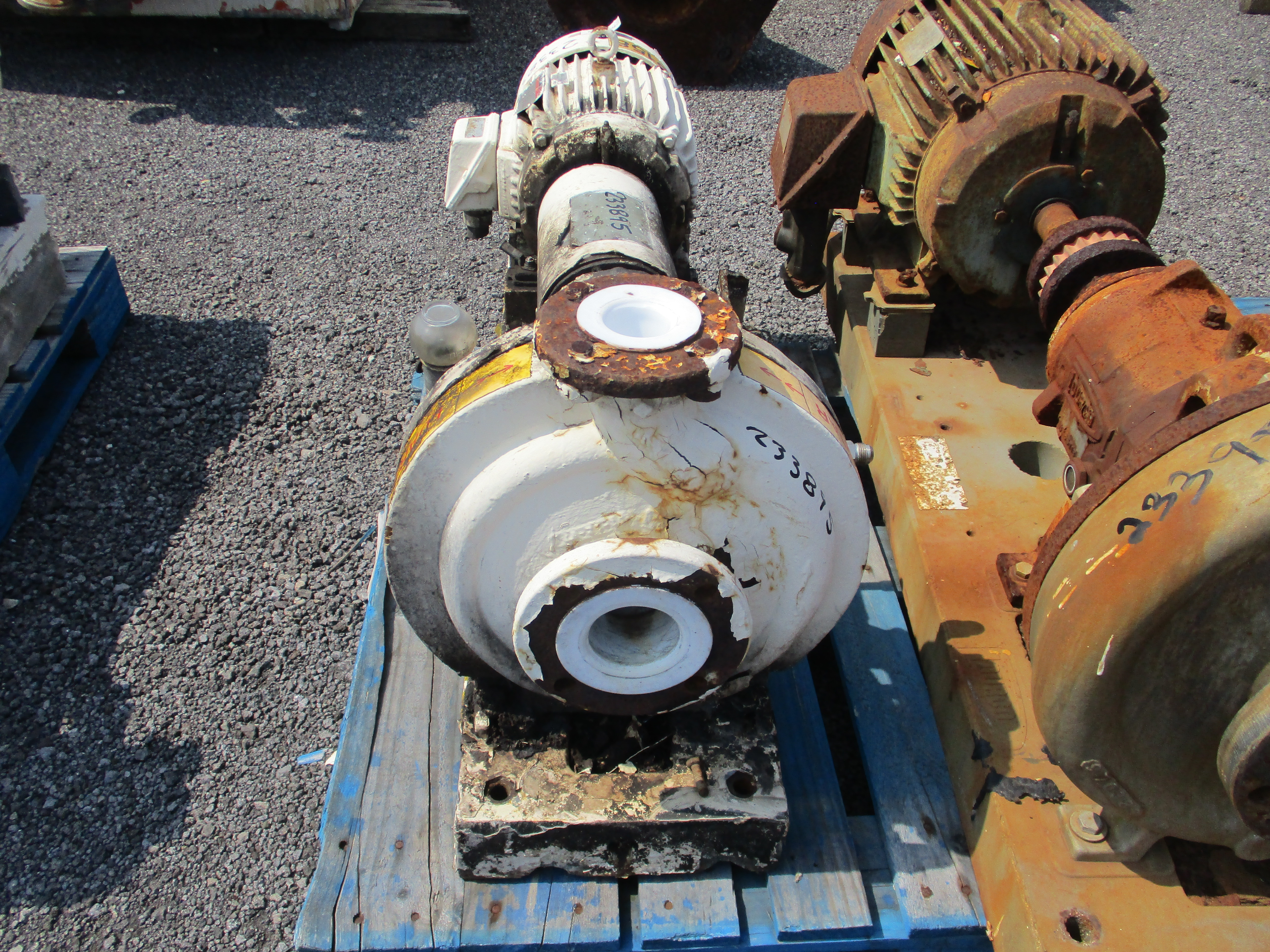 IPP# 233895, 36.3 m3/h (160 GPM)  Teflon Centrifugal Pump For Sale