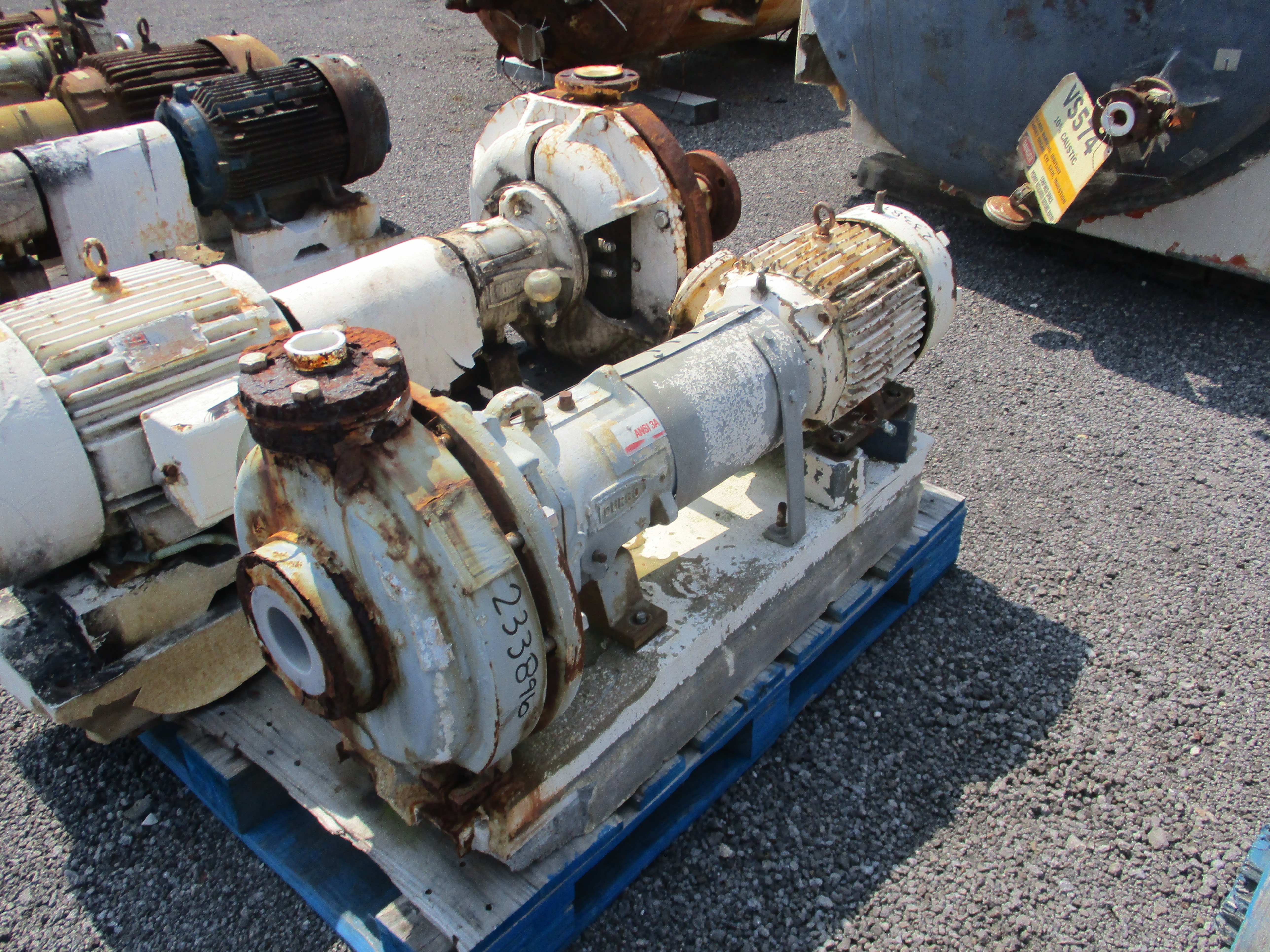 IPP# 233896, 36.3 m3/h (160 GPM)  Teflon Centrifugal Pump For Sale