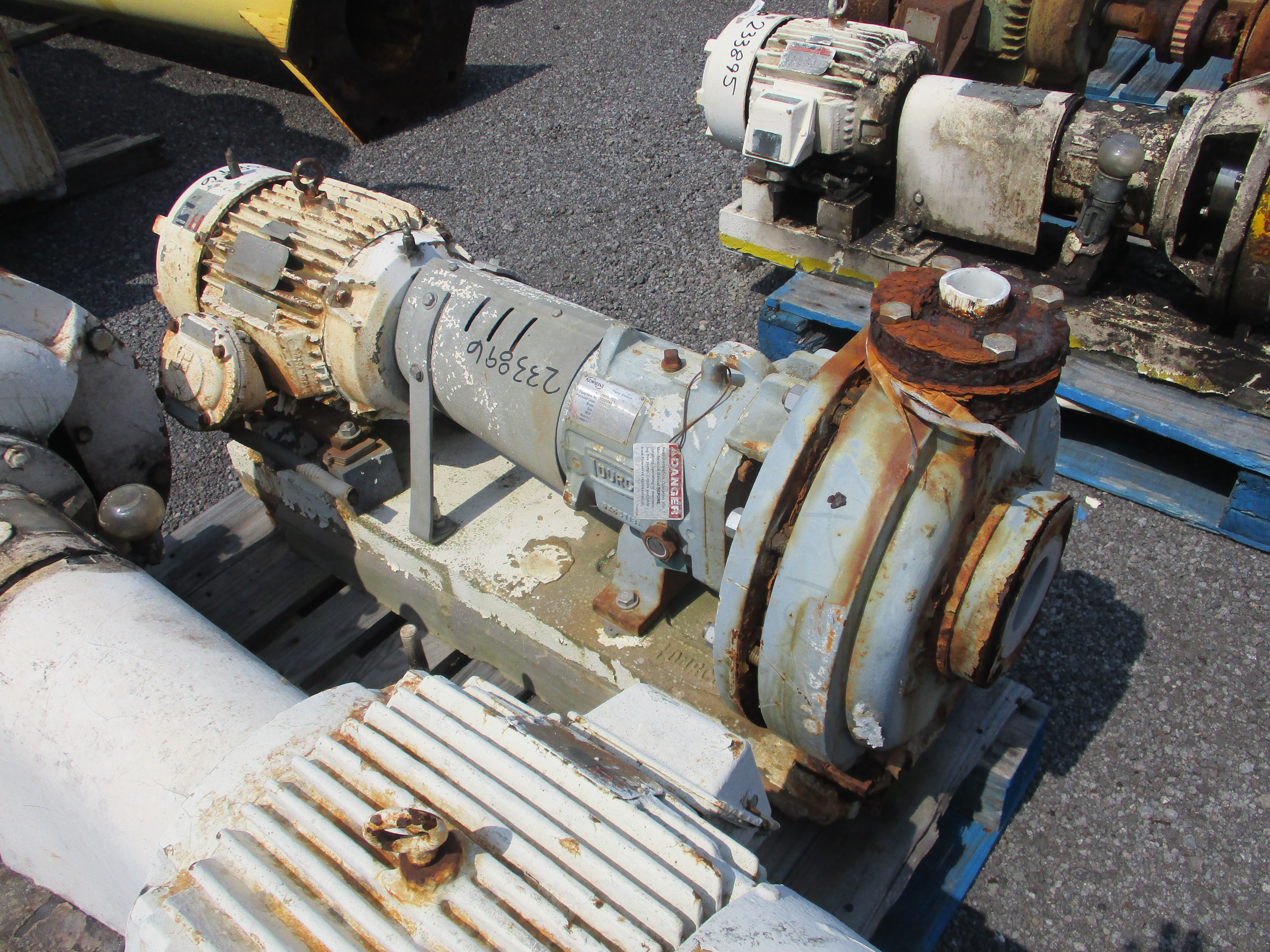 IPP# 233896, 36.3 m3/h (160 GPM)  Teflon Centrifugal Pump For Sale