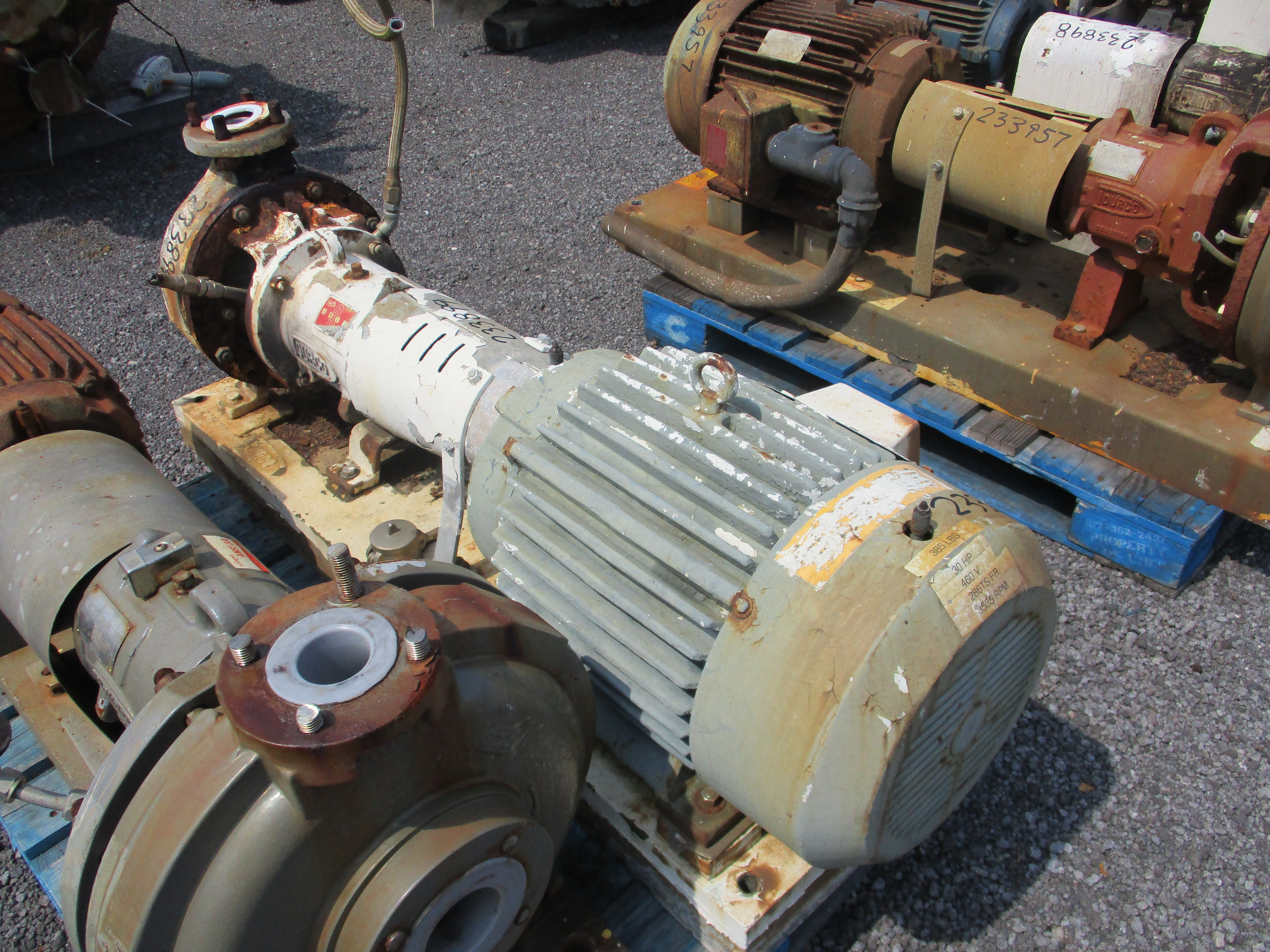 IPP# 233899, 56.8 m3/h (250 GPM)  Hastelloy - C4 Centrifugal Pump For Sale