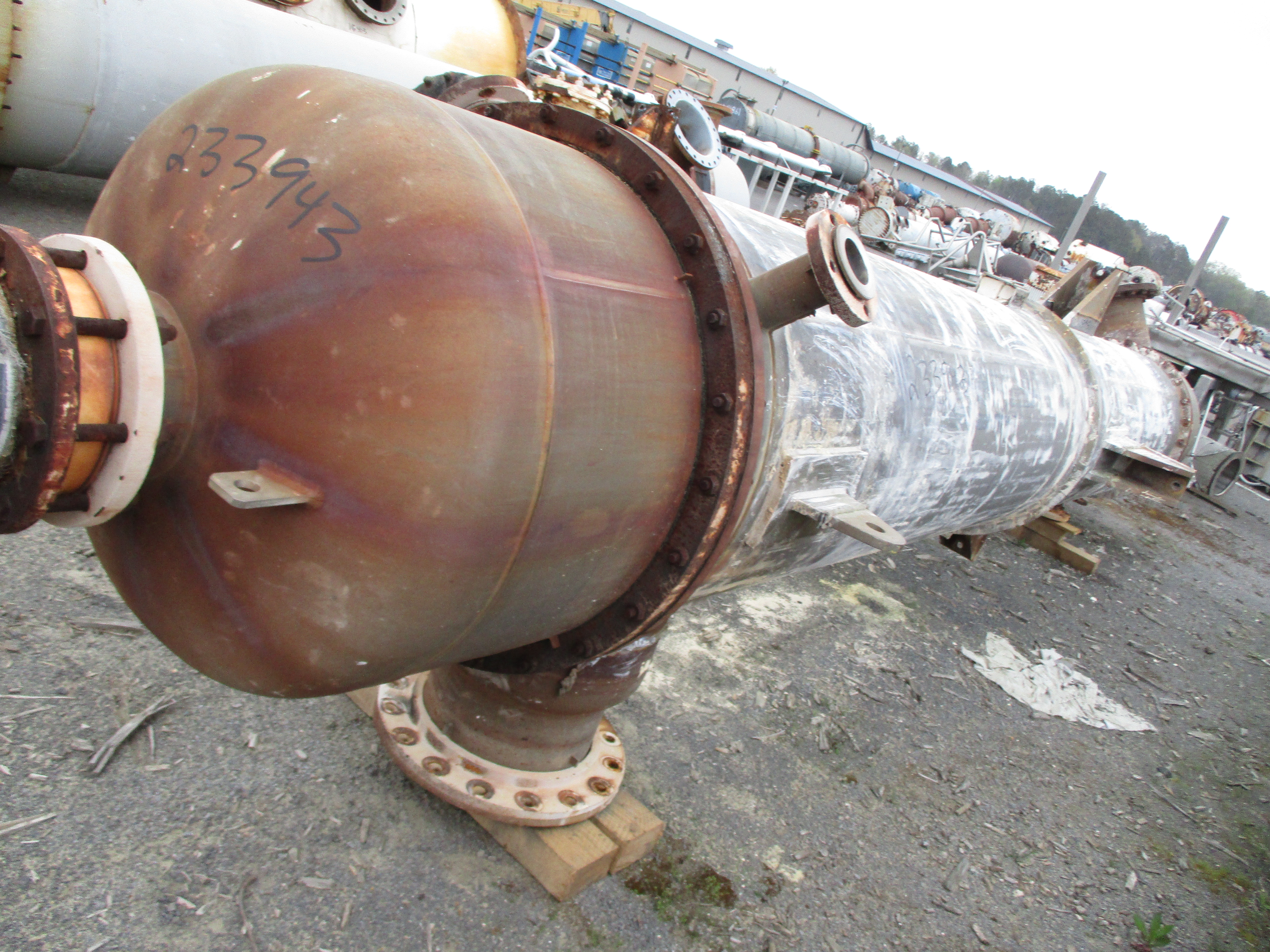 IPP# 233943, 116.5 m² (1,254 ft²)  Titanium Shell and Tube Heat Exchanger For Sale