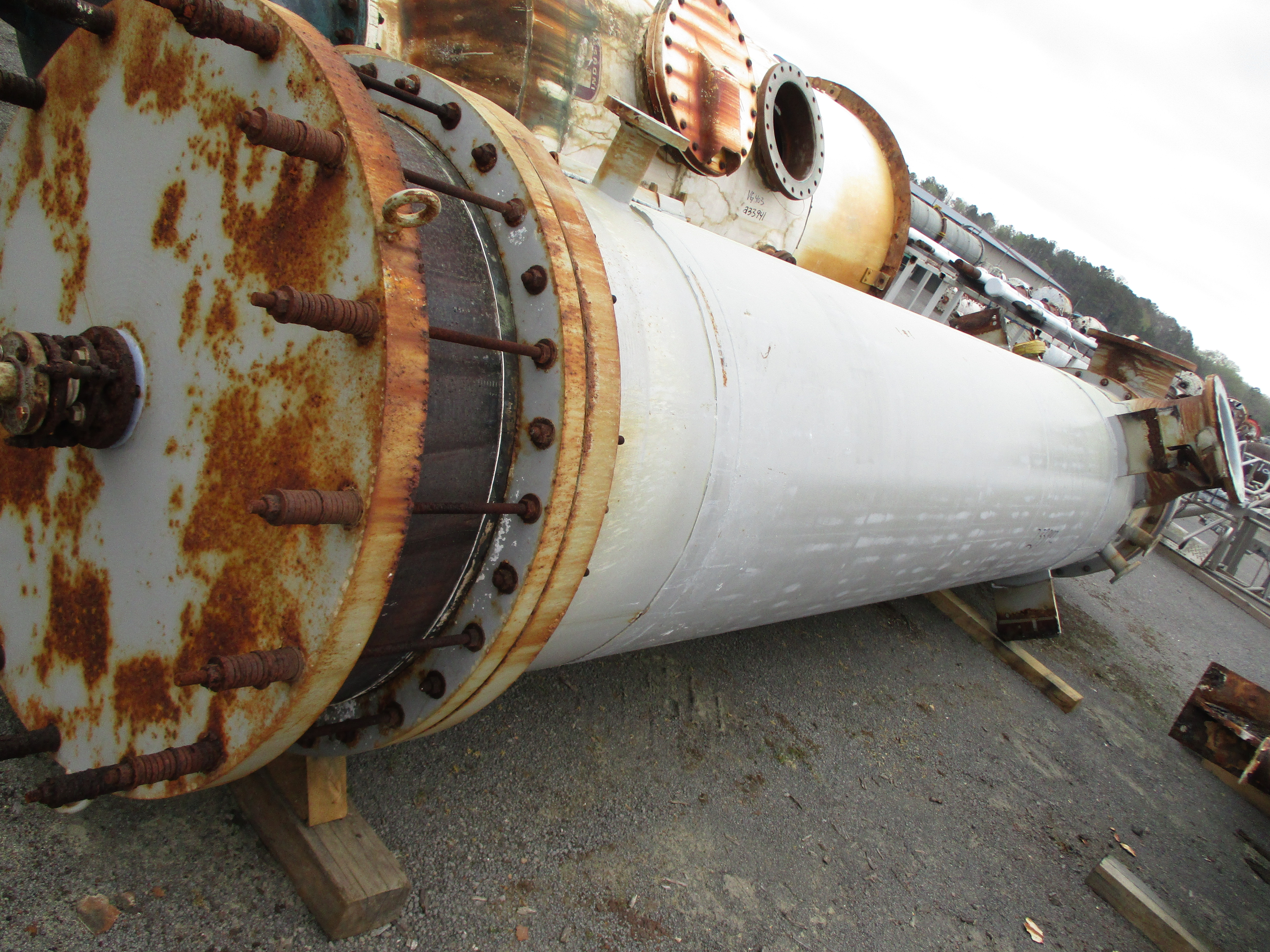 IPP# 233942, 185.8 m² (2,000 ft²)  Graphite Shell and Tube Heat Exchanger For Sale