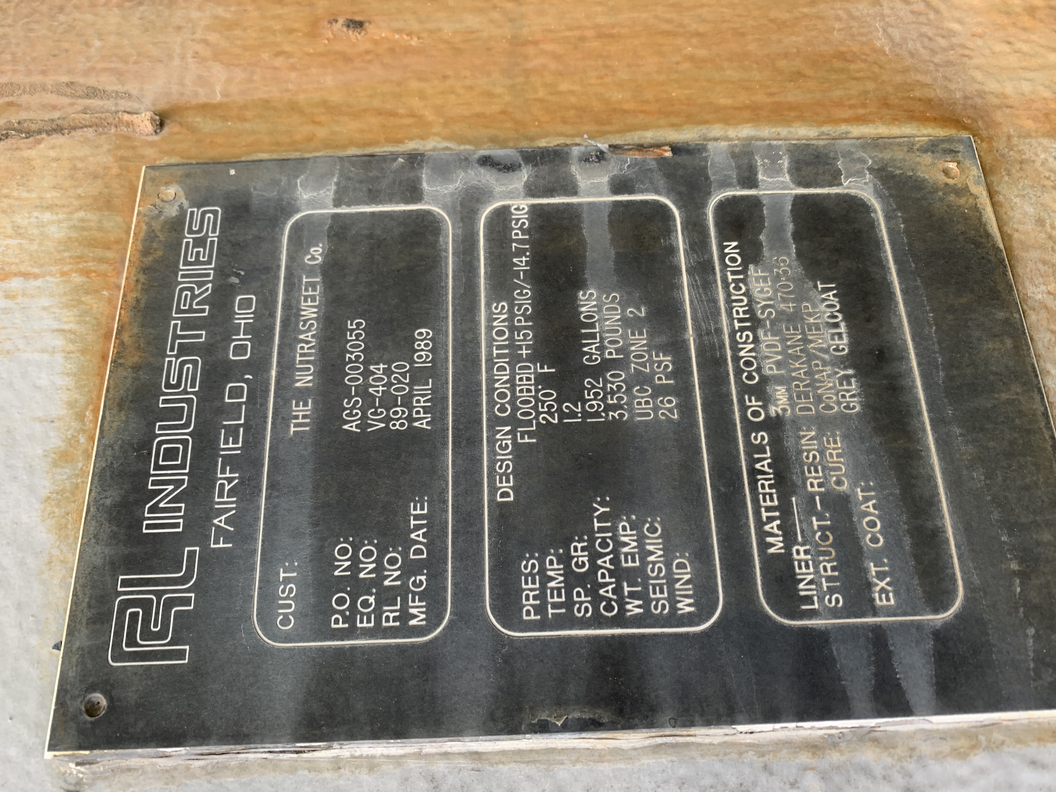 Fiberglass Tank - IPP# 233944