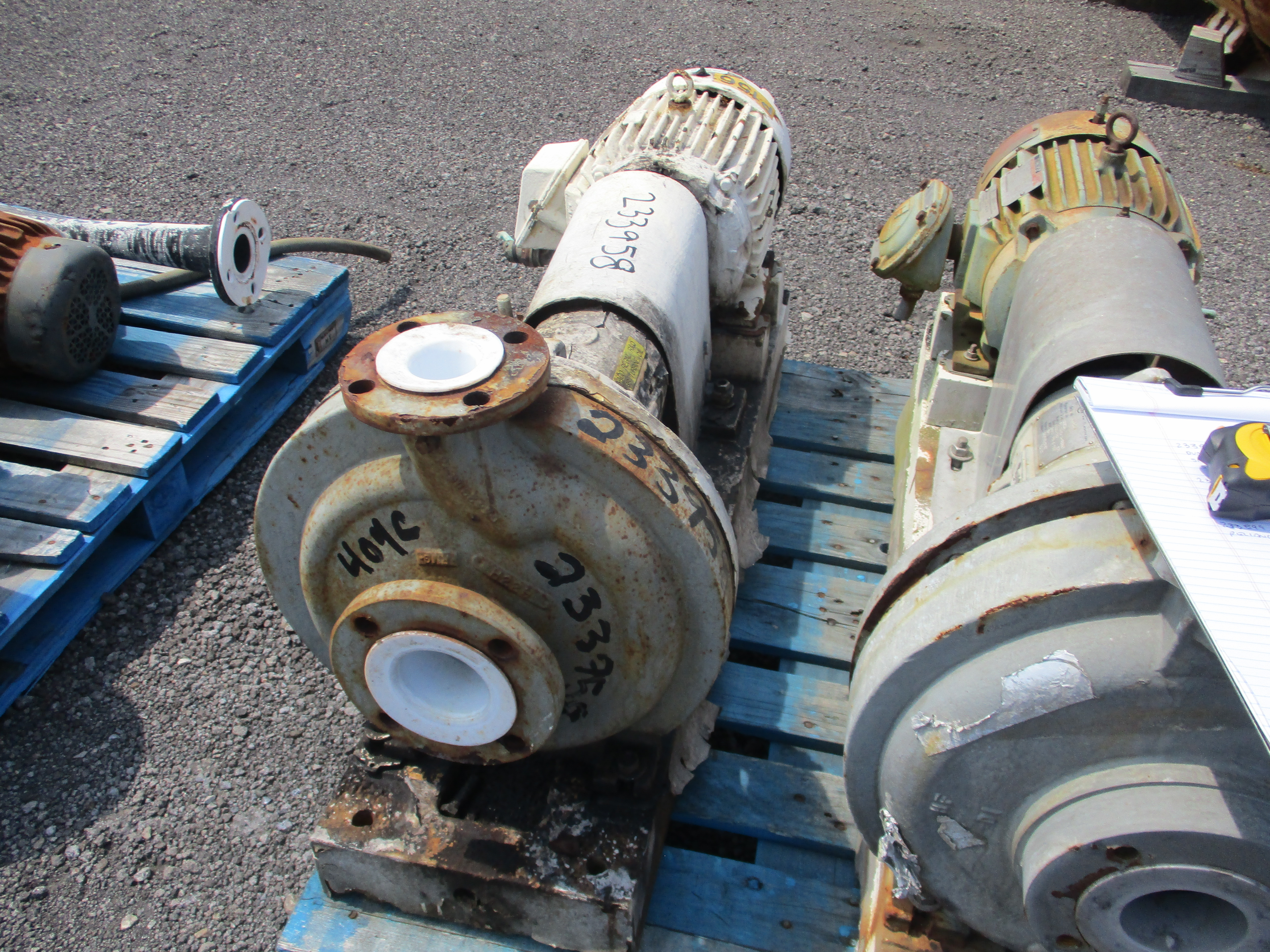 IPP# 233958, 36.3 m3/h (160 GPM)  Teflon Centrifugal Pump For Sale