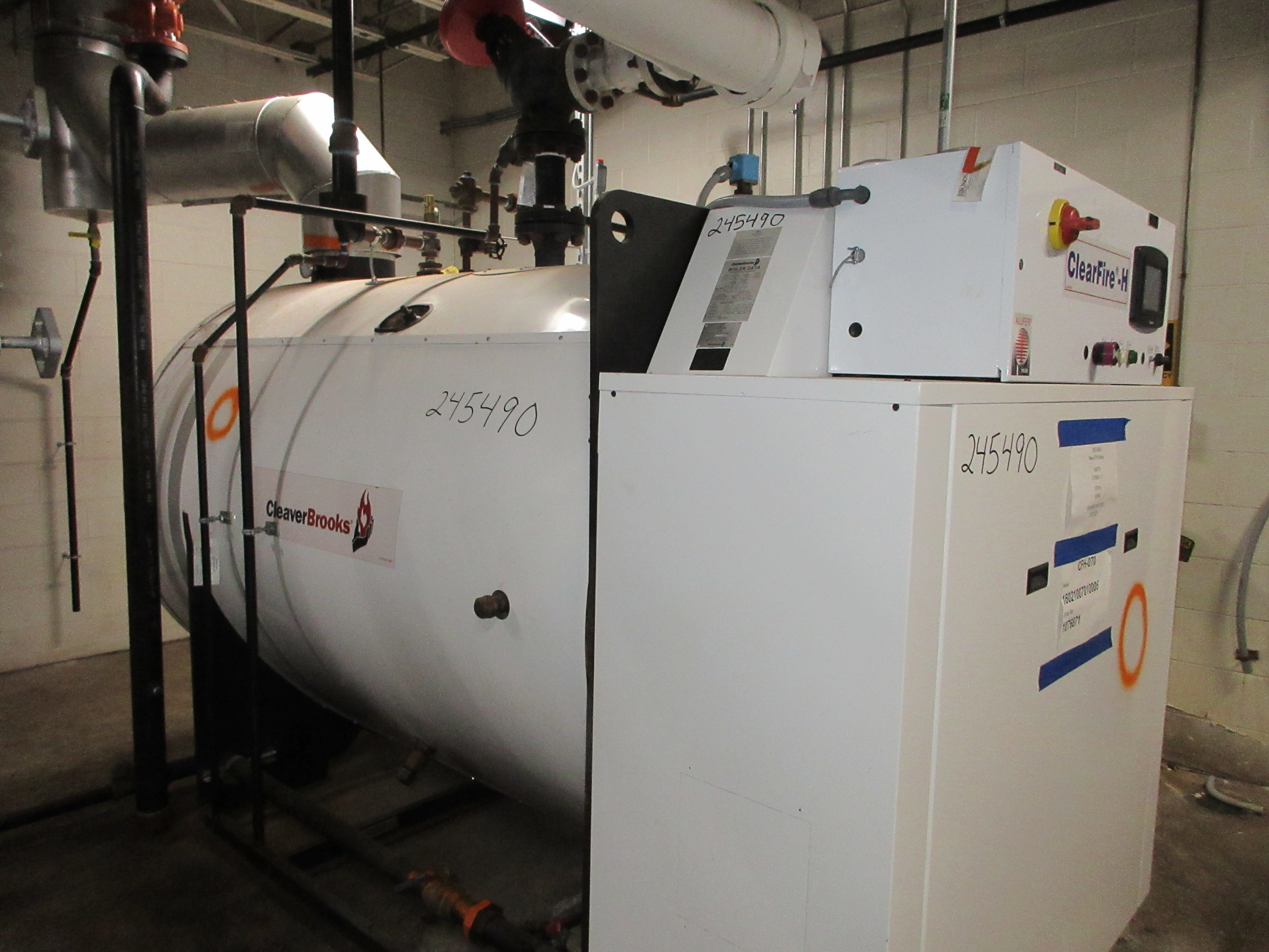 IPP# 245490, 1,095 kg/h (2,415 lb/h)   Steam Boiler For Sale