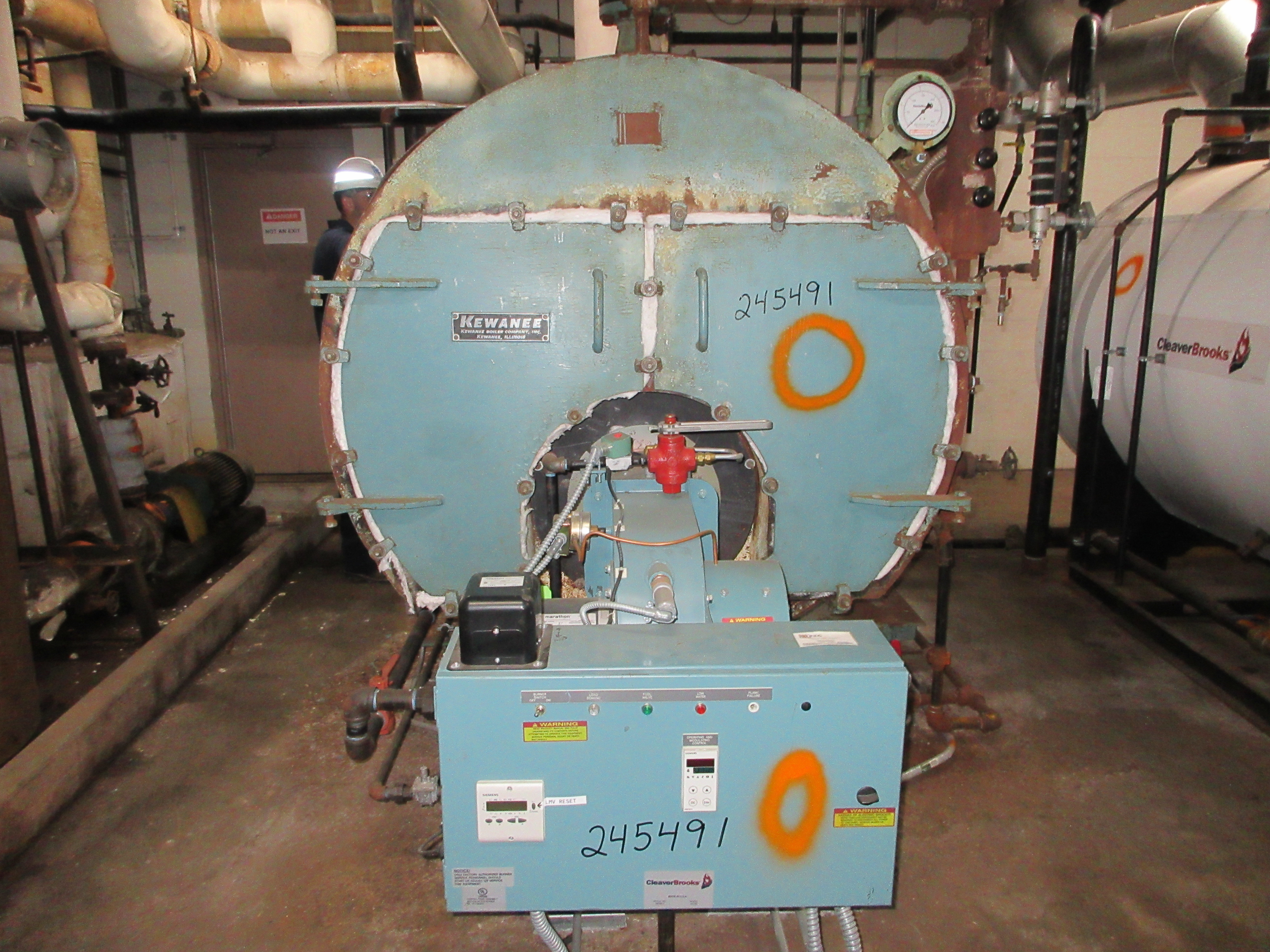 IPP# 245491, 1,519 kg/h (3,348 lb/h)   Steam Boiler For Sale