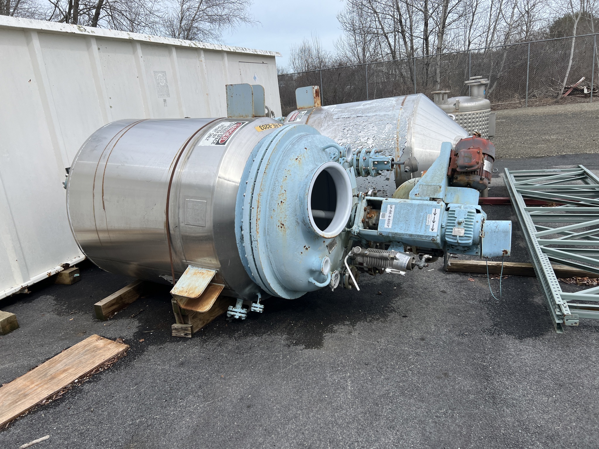 IPP# 245559, 1,893 L (500 gallons)  Glasslined Batch-Type Agitated Reactor For Sale