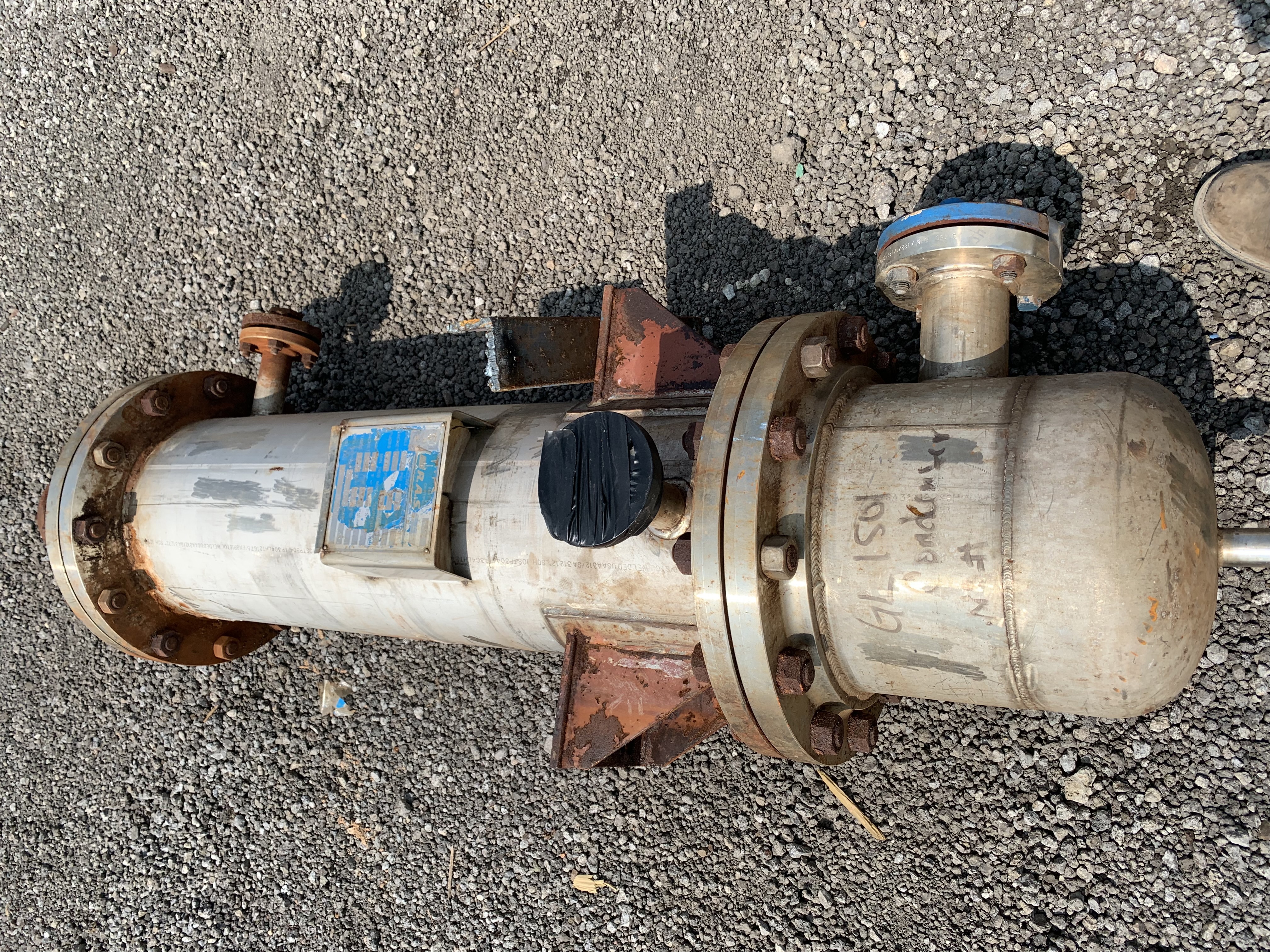 Stainless Steel 316L Shell and Tube Heat Exchanger - IPP# 245568