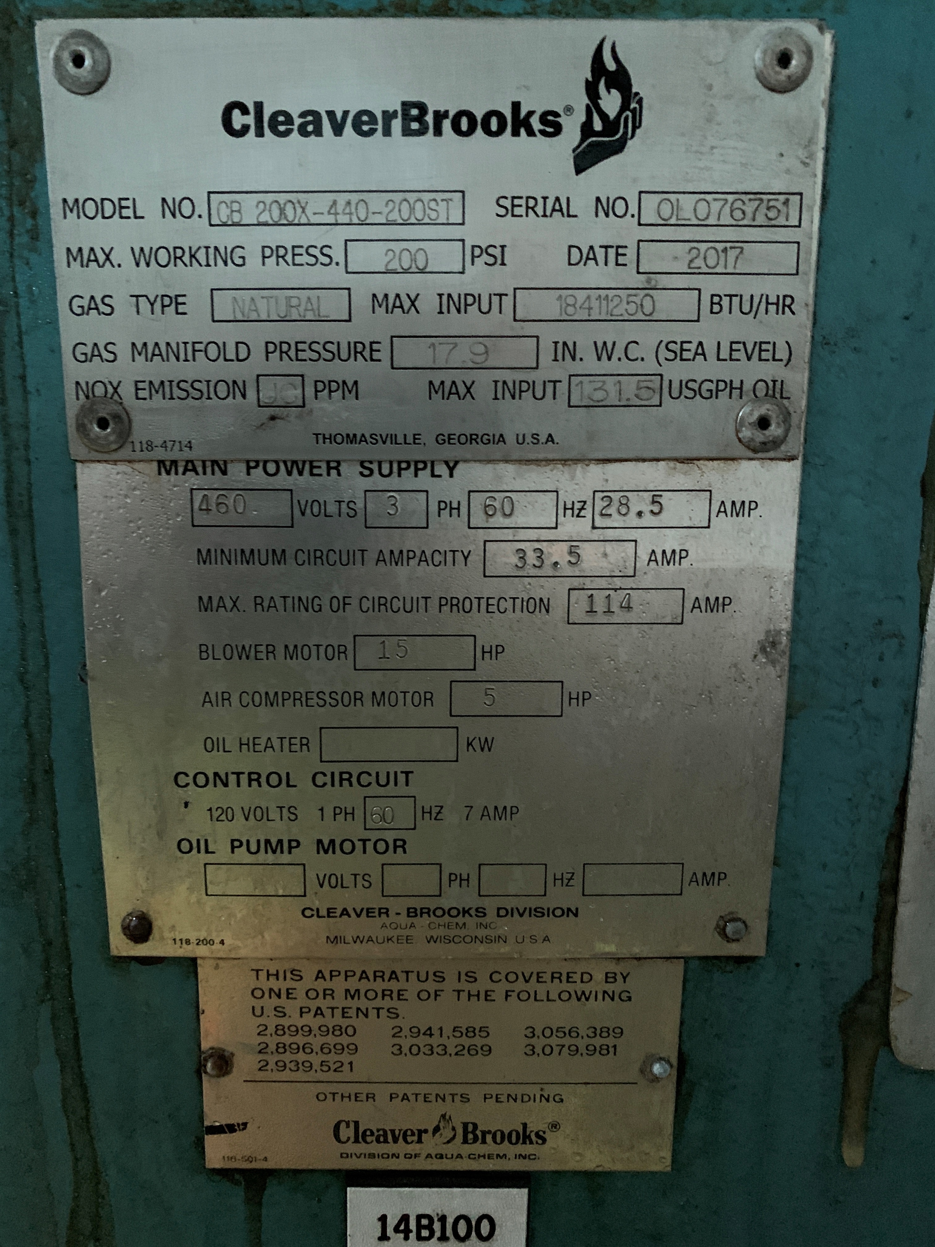 IPP# 245587,   Carbon Steel Steam Boiler For Sale