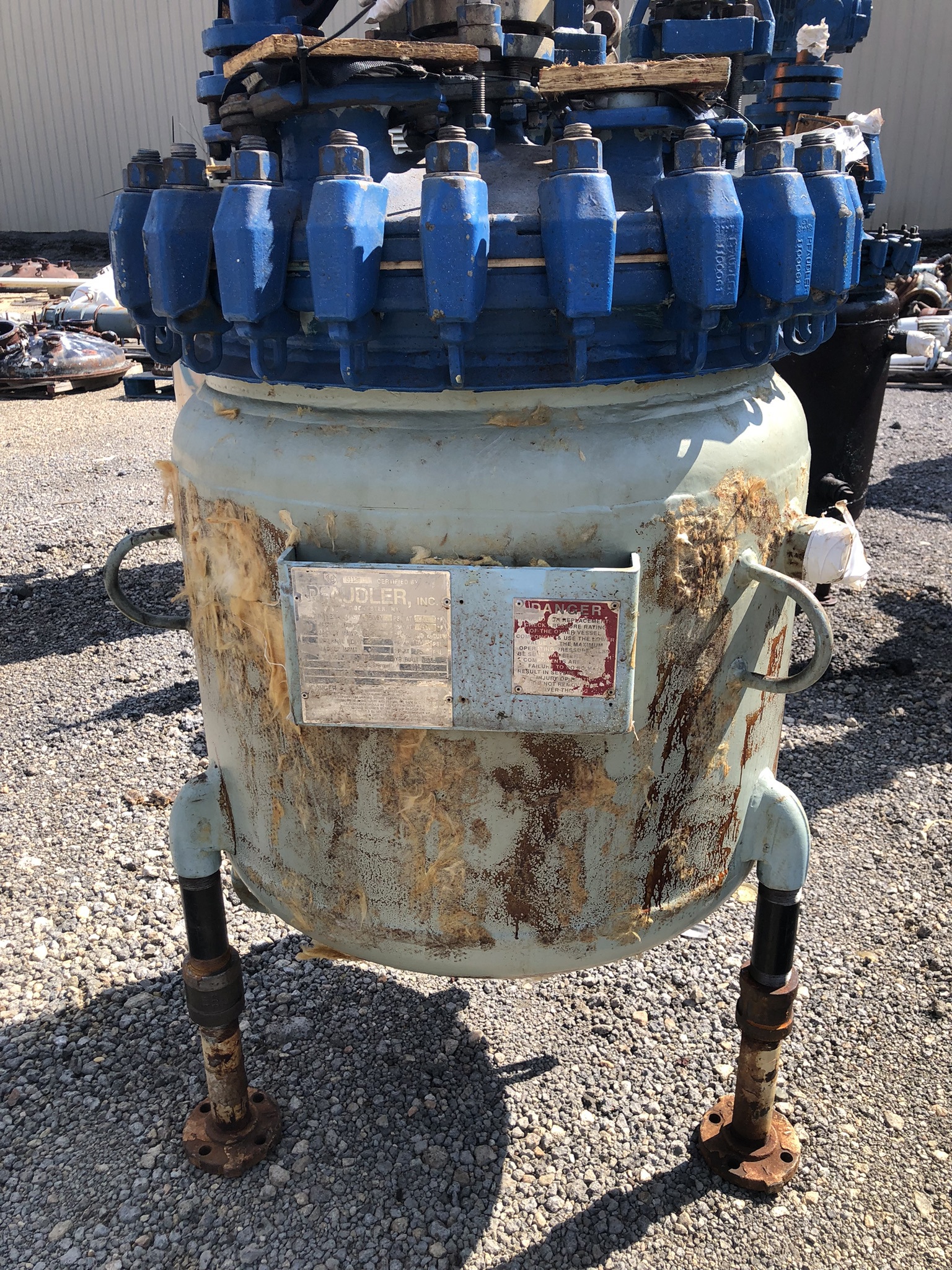 IPP# 245523, 189.3 L (50 gallons)  Glasslined Batch-Type Agitated Reactor For Sale