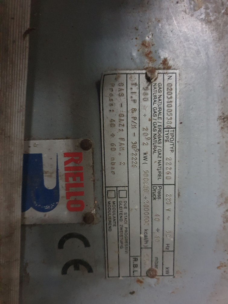Carbon Steel Euroboilers TH/AR-V1500 Hot Oil Boiler - IPP# 245533