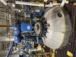 Glasslined Pfaudler RA 2000 Batch-Type Agitated Reactor