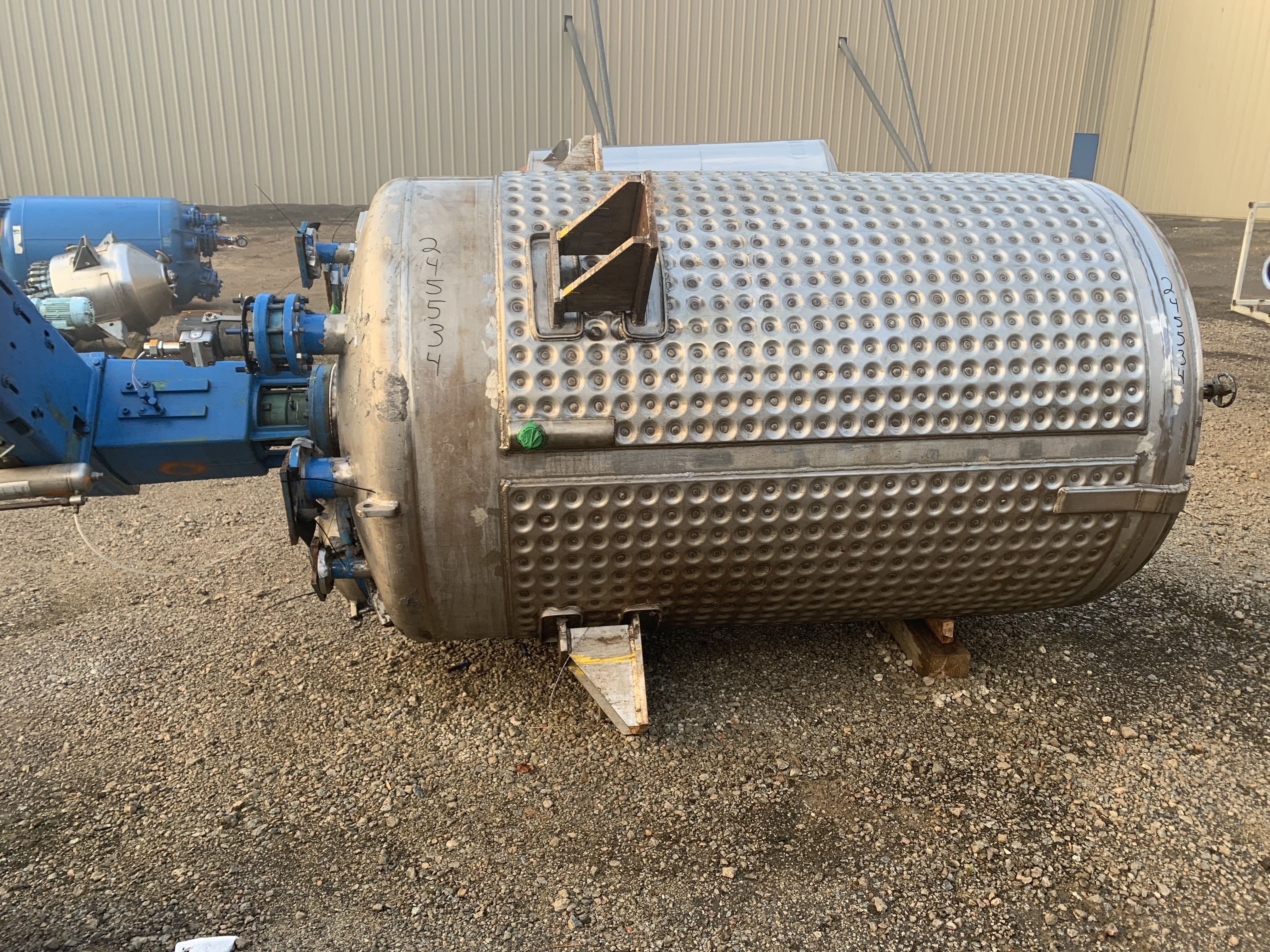 IPP# 245534, 3,785 L (1,000 gallons)  Stainless Steel 316 Batch-Type Agitated Reactor For Sale