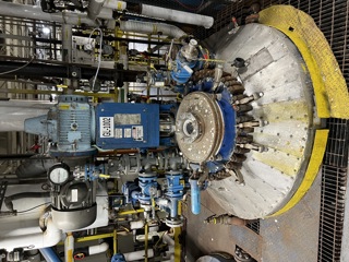 Glasslined Pfaudler RA 1000 Batch-Type Agitated Reactor