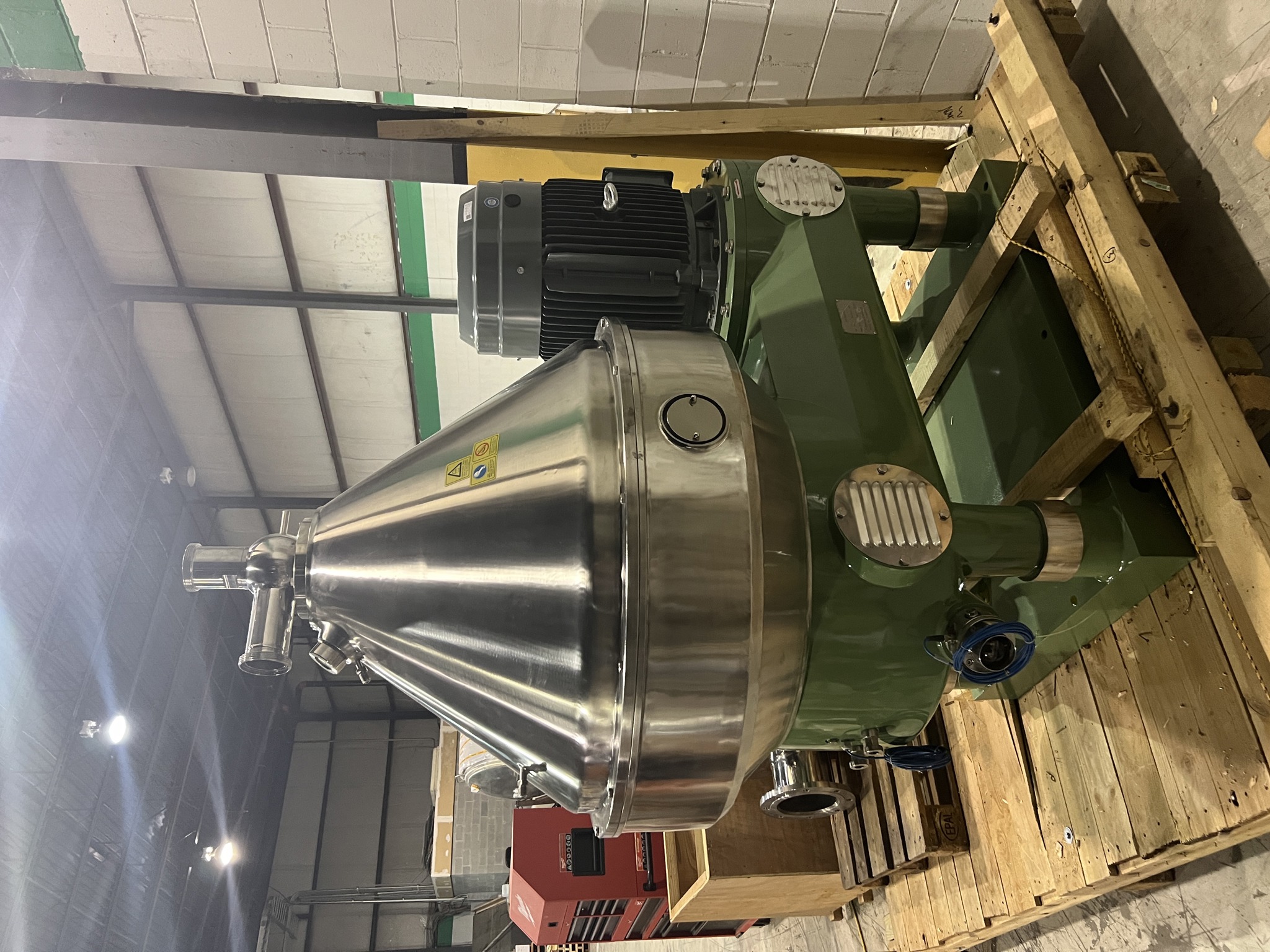 IPP# 245649, 55 kW (73.8 HP) New Stainless Steel 304  Centrifuge-Disc Bowl For Sale