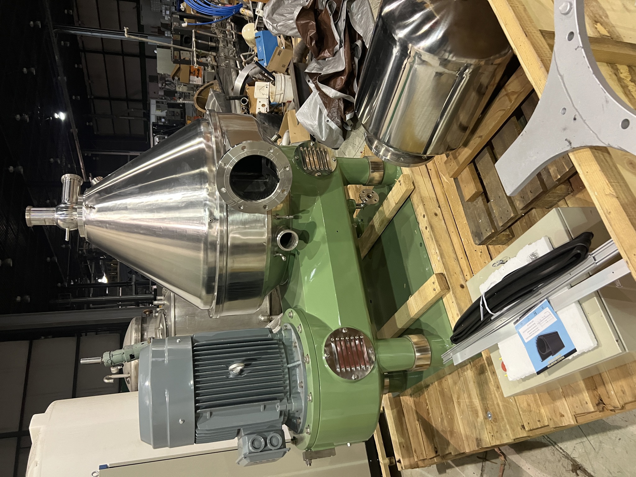 IPP# 245649, 55 kW (73.8 HP) New Stainless Steel 304  Centrifuge-Disc Bowl For Sale