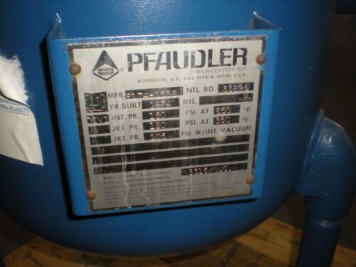 Glasslined Pfaudler Batch-Type Agitated Reactor - IPP# 245687
