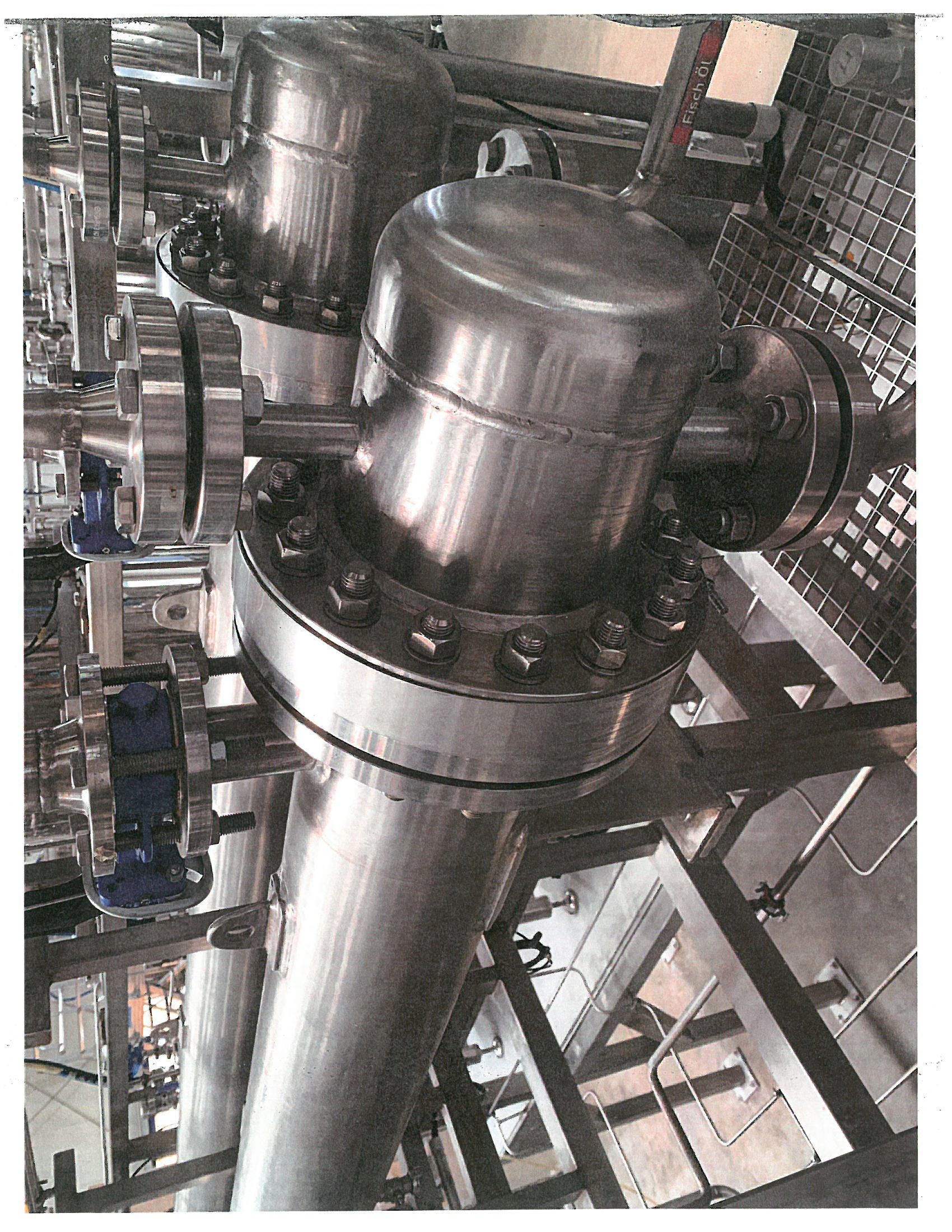 IPP# 245693, 8.4 m² (90.2 ft²)  Stainless Steel 316L Shell and Tube Heat Exchanger For Sale